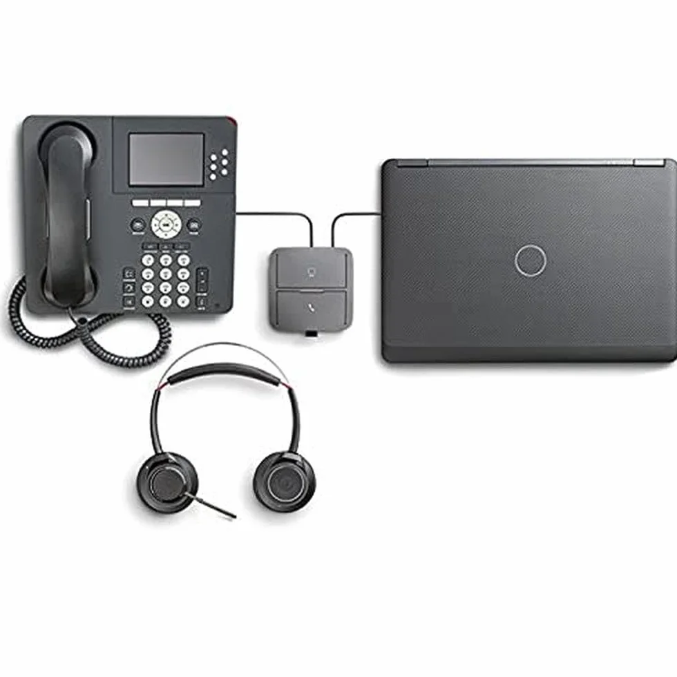 Plantronics 207414-01 USB regulator do zestawu słuchawkowego czarny