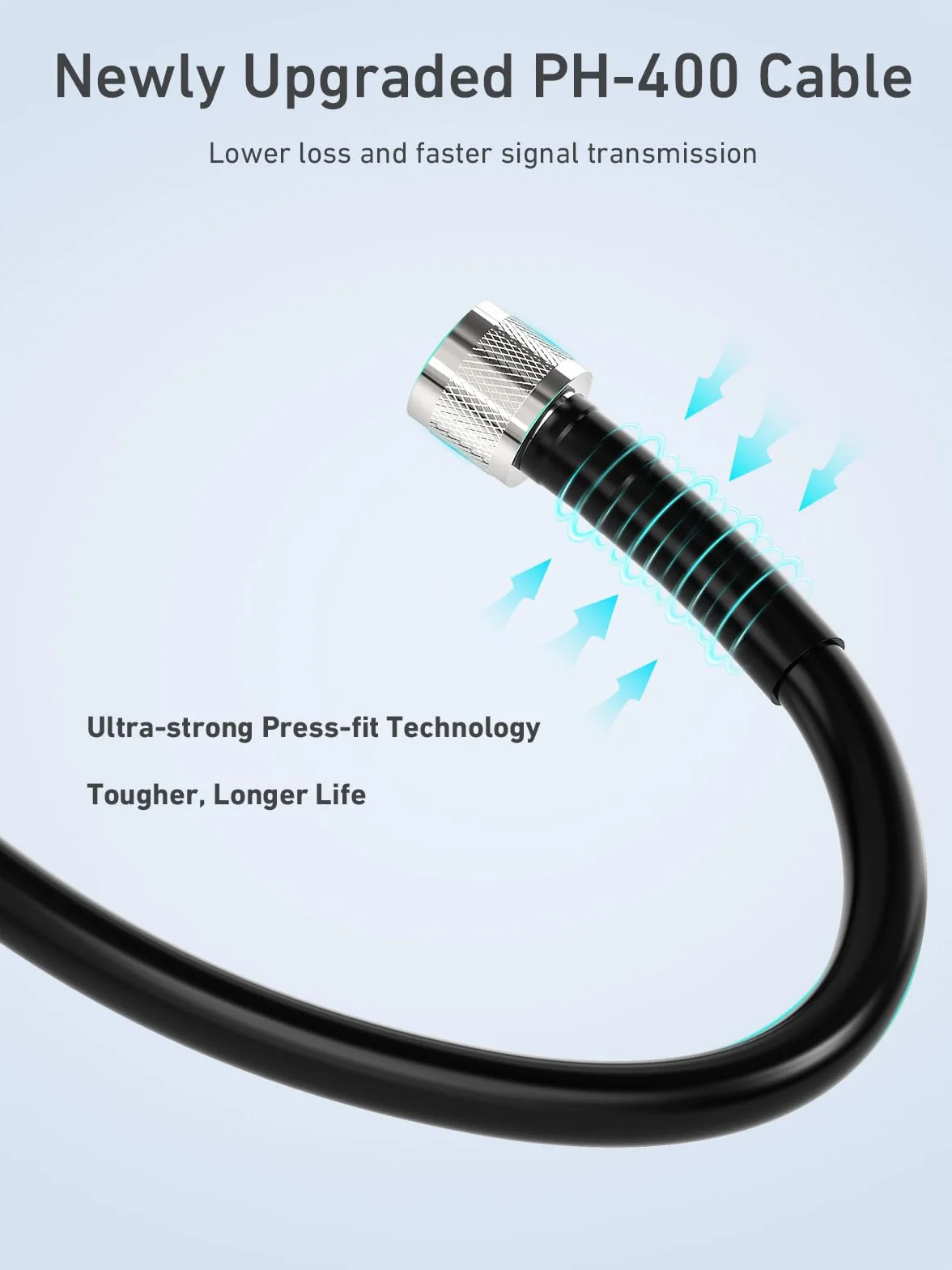 Wzmacniacz sygnału do pasma 1, 3, 7, 8, 20, kompatybilny ze wszystkimi europejskimi operatorami sieci, 5G 4G LTE GSM Repeater z 2 antenami wewnętrznymi do domu, biura, na duże powierzchnie