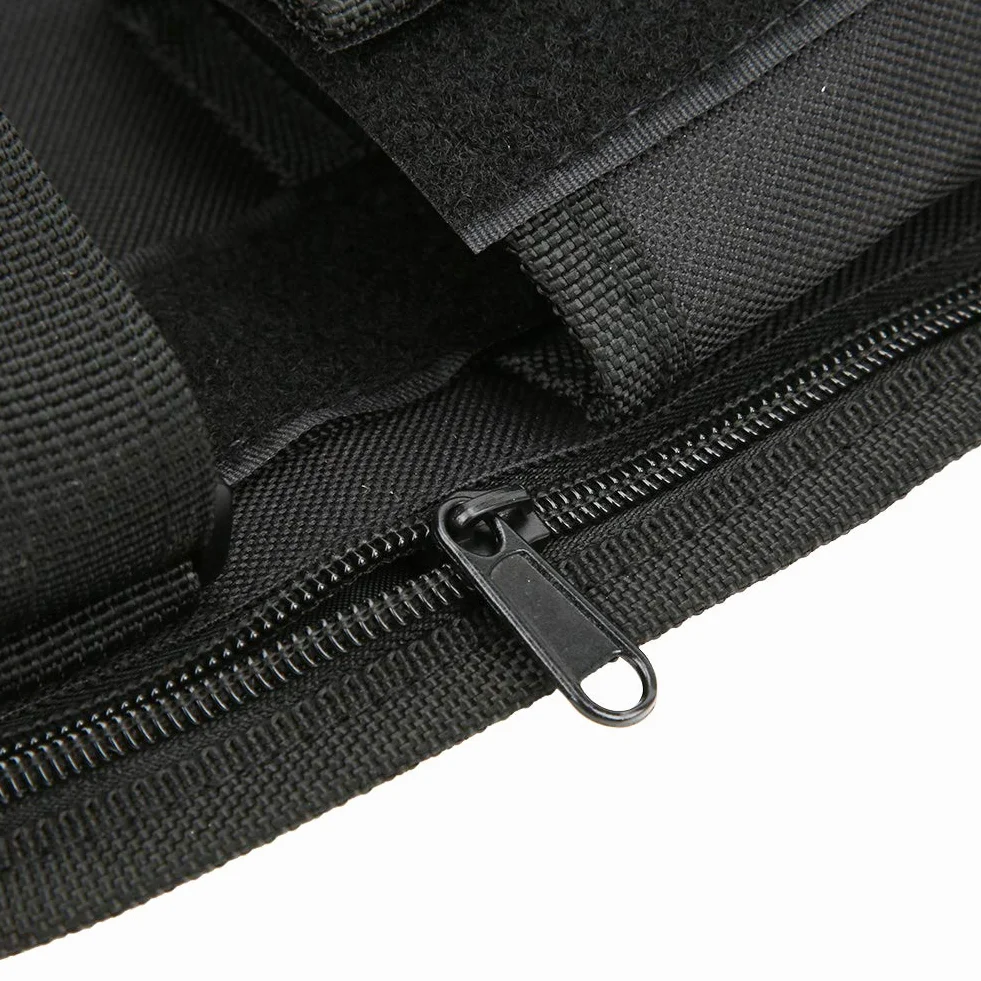 Yosoo Health Gear Kabura radiowa, kieszeń na piersi, kamizelka Walkie Talkie – regulowana szlufka do noszenia, kieszeń wielowarstwowa, 30 x 15 cm