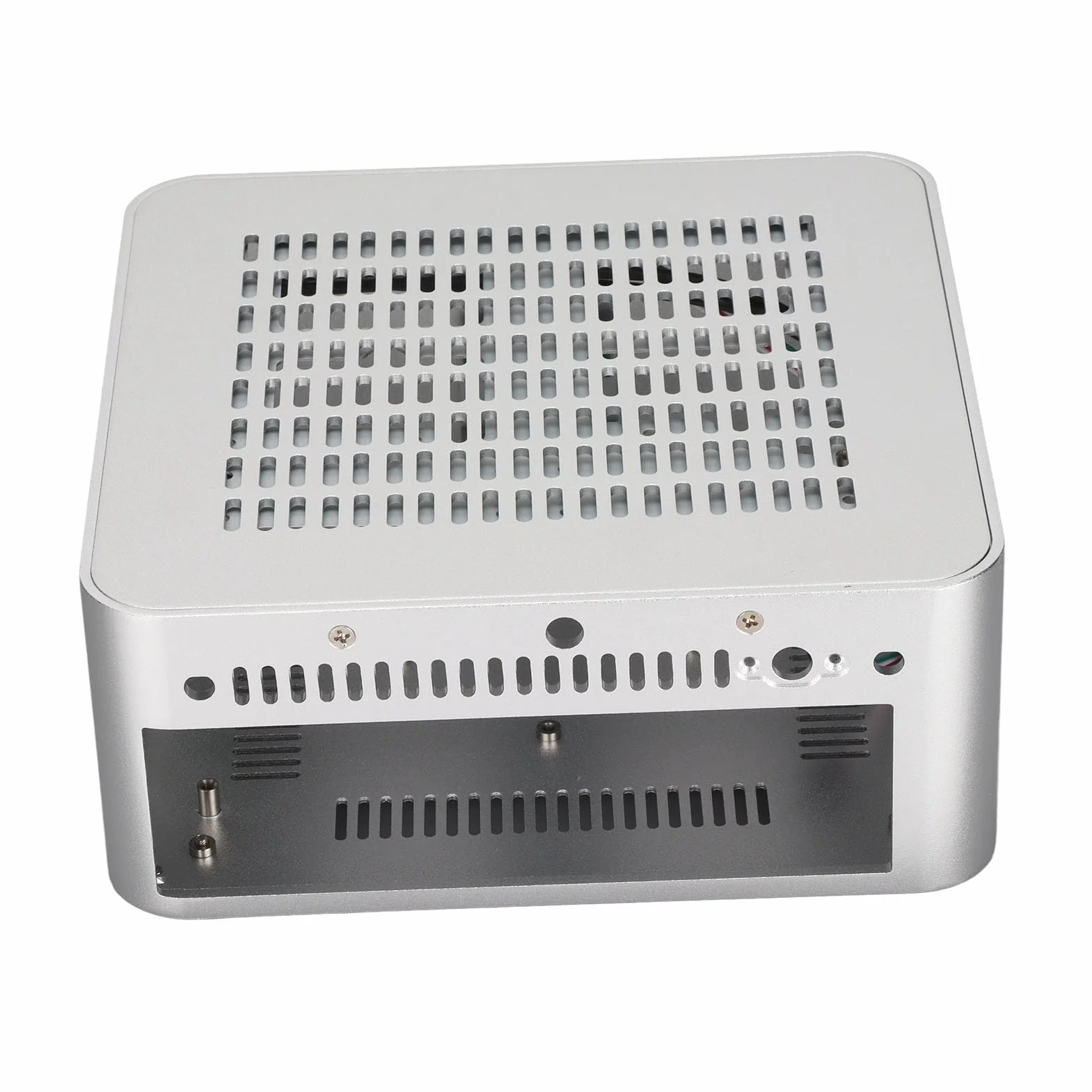 Semme Obudowa Komputera Stacjonarnego ITX Kompaktowa Obudowa HTPC z Dobrym Odprowadzaniem Ciepła Wysokiej Jakości Stop Aluminium do Domowych Terminali Wideo i Terminali Samoobsługowych