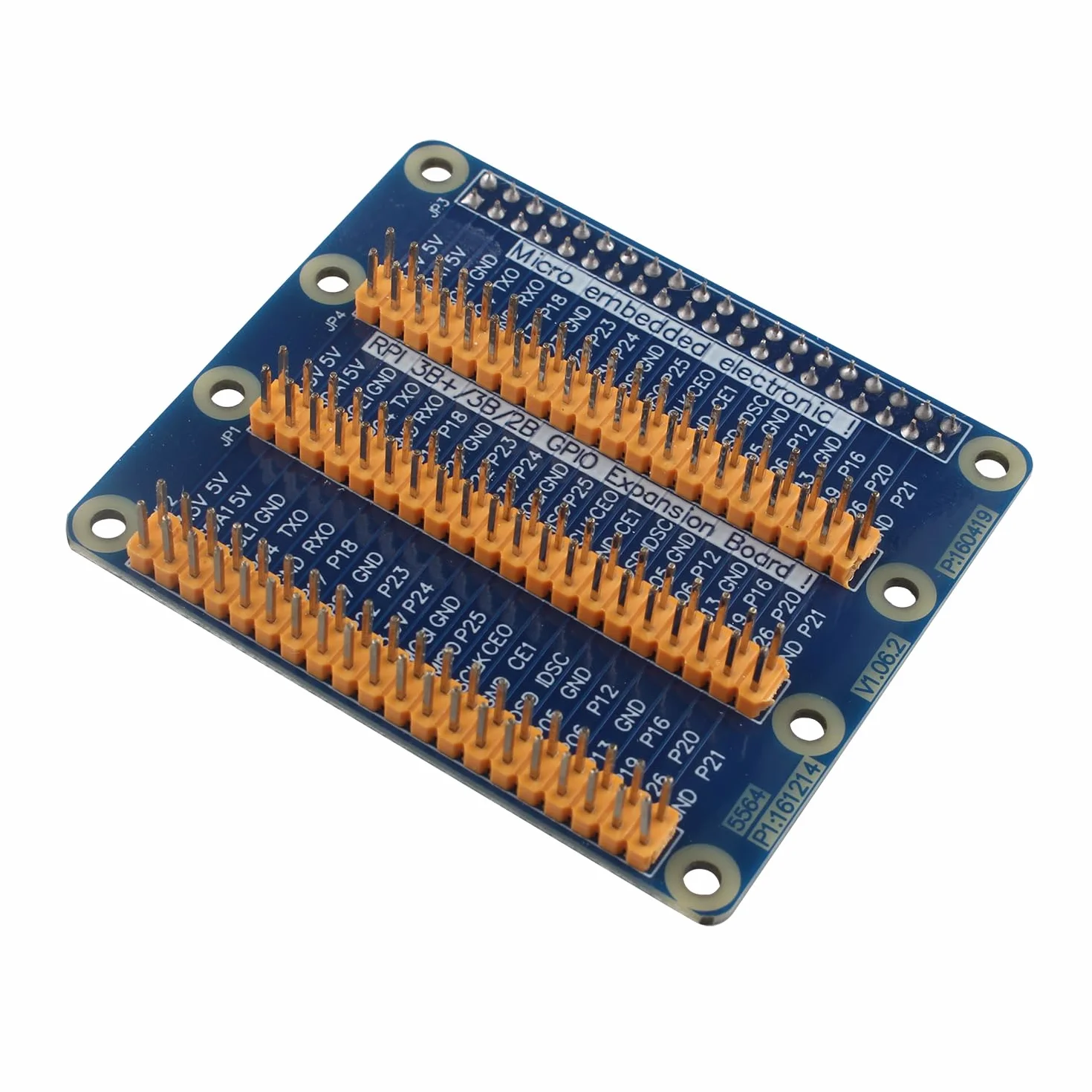 ZDE Uniwersalna karta rozszerzeń GPIO, GPIO 1 do 3 portów, kompatybilna z Raspberry Pi 5, Pi 4B, Pi 3, Pi 2, Pi Model B