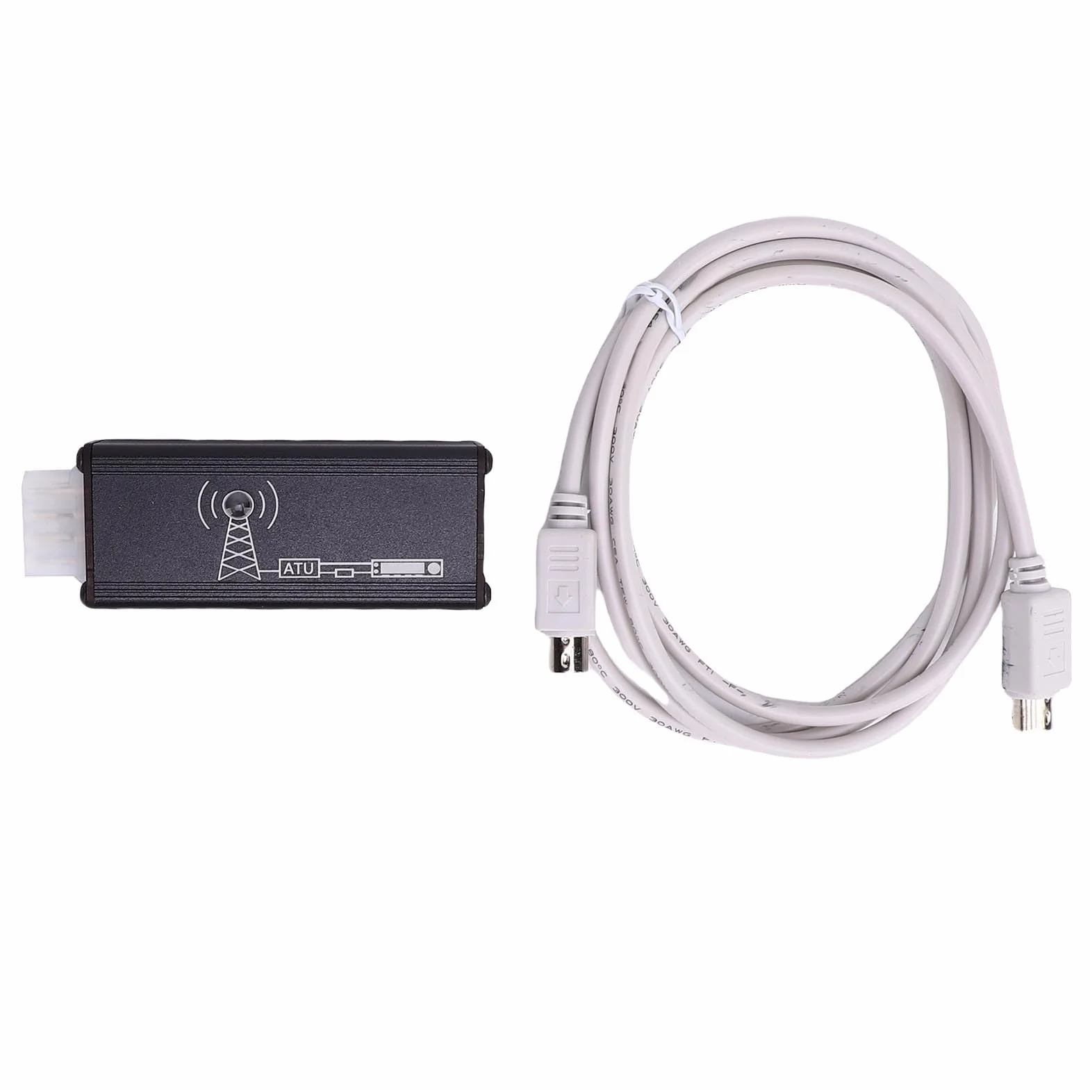 Asixxsix Konwerter tunera antenowego, 4-przewodowy protokół interfejsu maszynowego dla radiotelefonów, z diodą LED, do modeli DX10, FTDX101, FTDX3000, 991, 891, 897, 450D