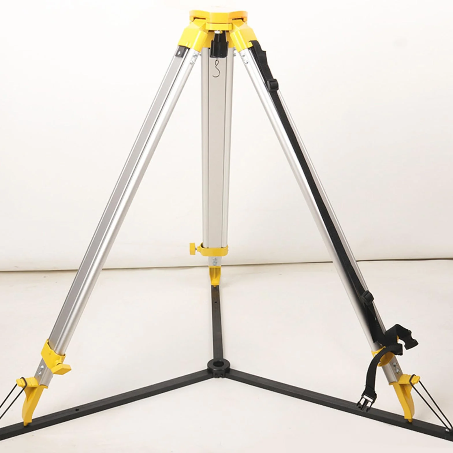 SIXRUN Aluminiowy Stabilizator Statywu, Składana Prowadnica Podłogowa Stabilizatora Statywu z Anodowanymi Nogami, Rozmiar Po ZłOżeniu 60 Cm, Podpórka Pod Stopy Typu O Loop do Sprzętu Fotograficznego i
