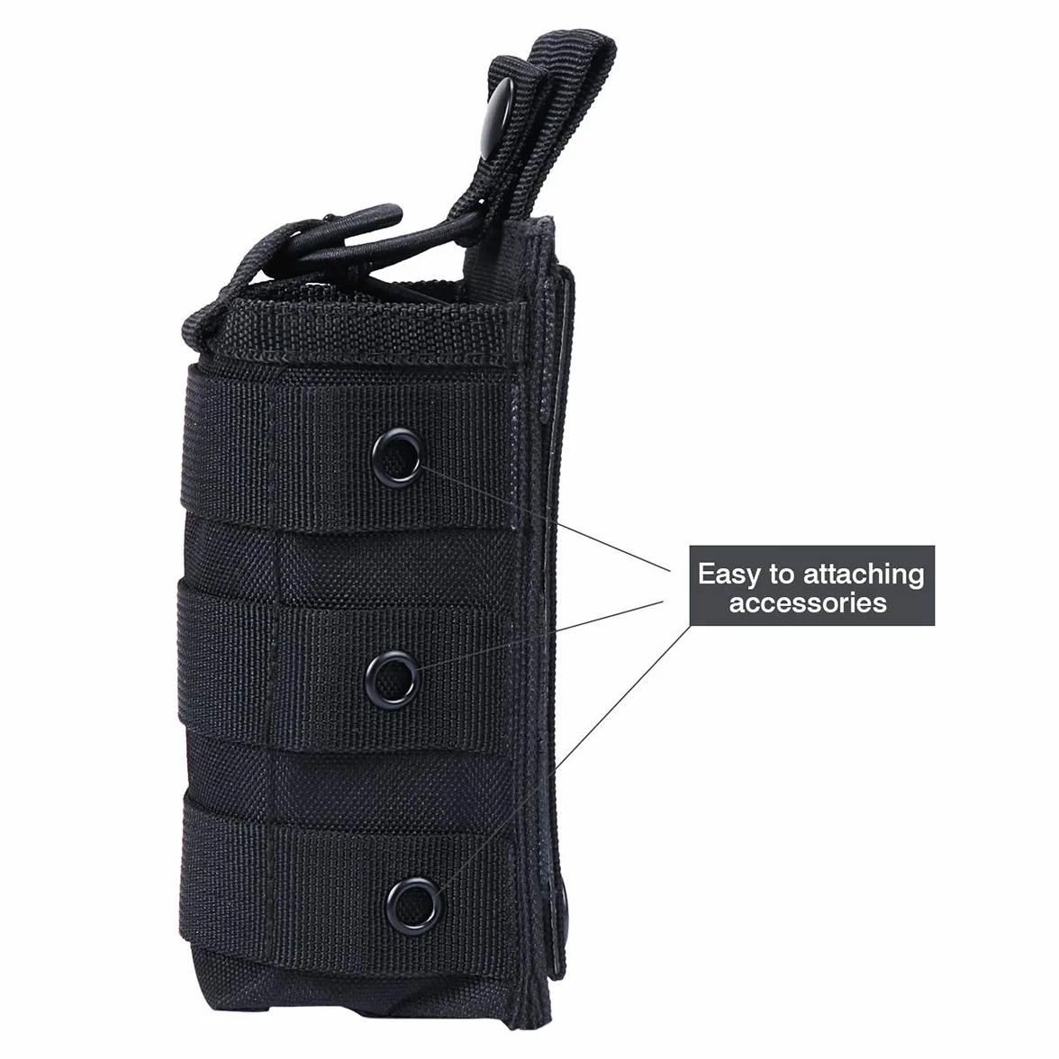 Kabura na radio Molle Tactikal, wielofunkcyjna torba Walkie Talkie, uchwyt radiowy, krótkofalówka do Baofeng, Motorola, Midland CB