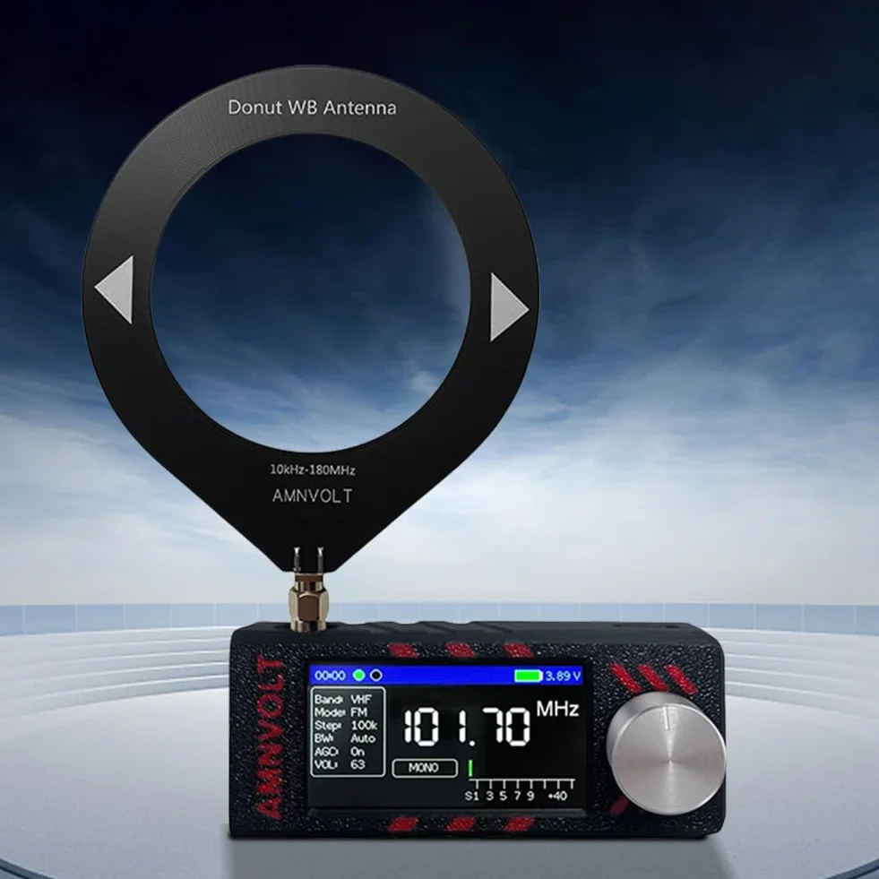 SI4732 Przenośne mini radio 0,5-108 MHz z długą żywotnością baterii i zaawansowanymi funkcjami radia