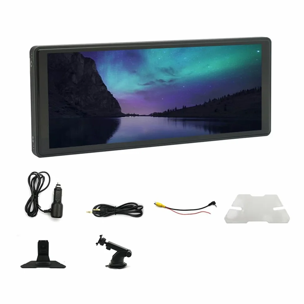 1 zestaw 9,36-calowy pojemnościowy ekran dotykowy do nawigacji samochodowej bez funkcji CarPlay i Android Auto Przenośny automatyczny odtwarzacz multimedialny w samochodzie, odtwarzacz