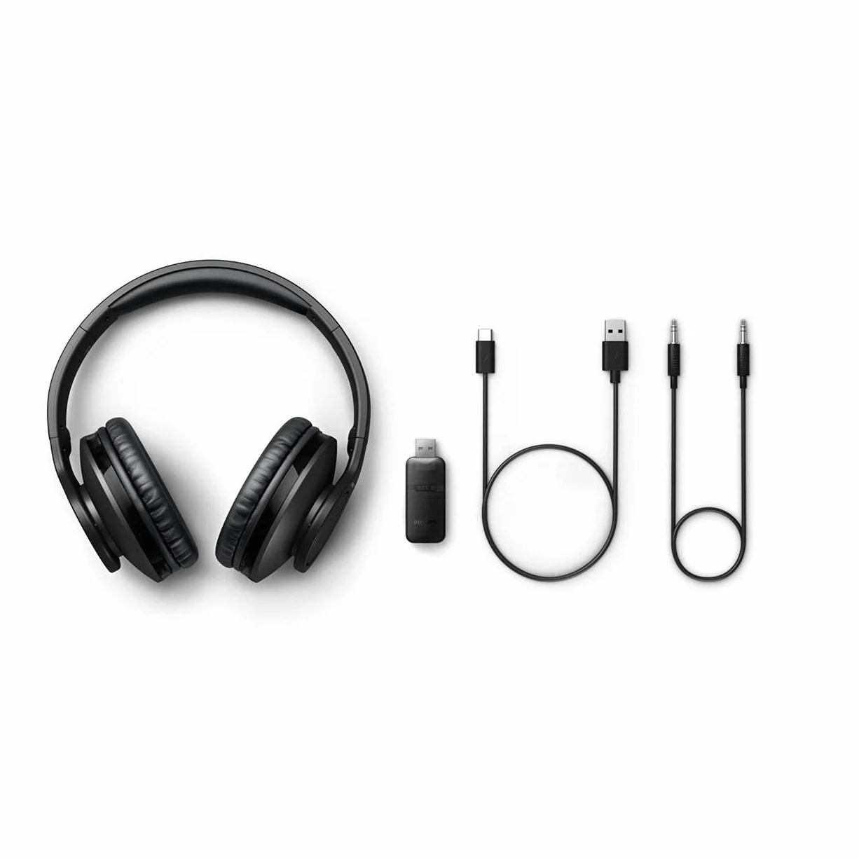 Philips Słuchawki, Wezprzewodowe Słuchawki Nauszne, Pasywna Redukcja Szumów, Łatwe Połączenie Bluetooth, 18 Godzin Odtwarzania, Premium Wzornictwo I Lekkość, TAH6206BK/00