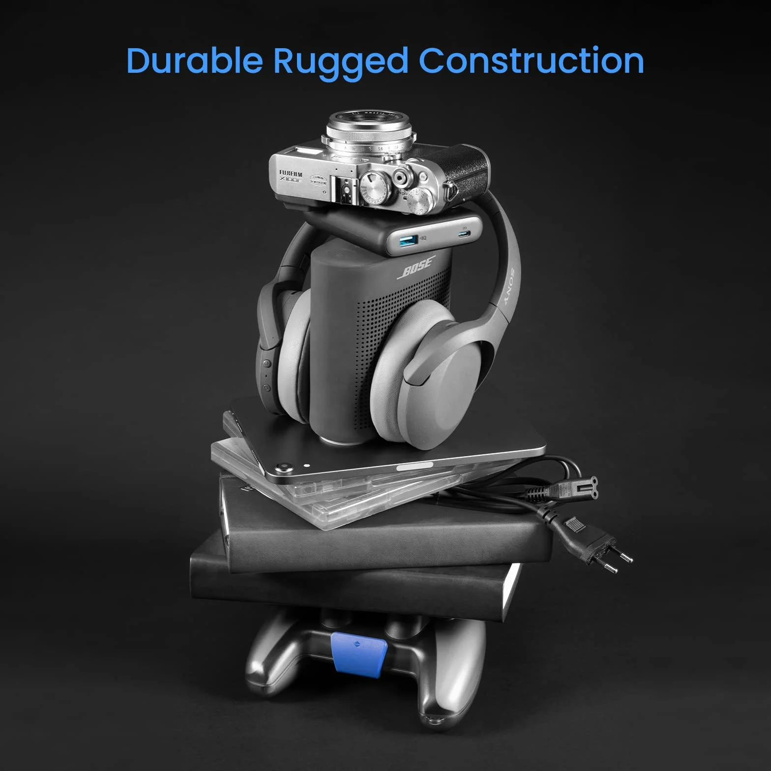tomtoc Obudowa kontrolera PS5, etui na pilota zdalnego sterowania Bezprzewodowy Playstation 5 DualSense, Twarde etui do przechowywania Kompaktowy, Ultra-cienki i Liviano Akcesoria PS5