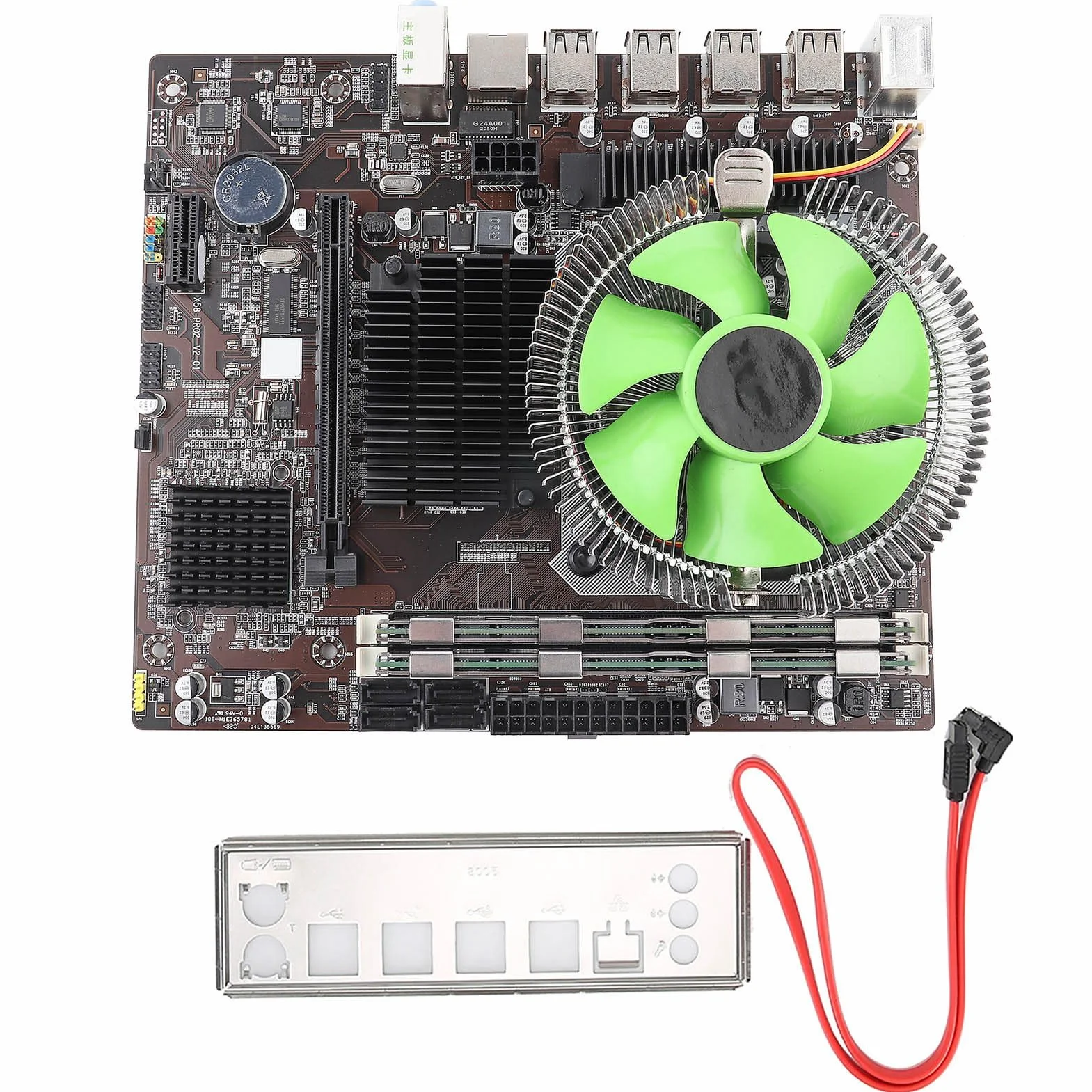 Zestaw Płyt Głównych Do Komputerów Stacjonarnych X58 Z Procesorem X5650 I Pamięcią 8 GB, Zestaw Płyt Głównych LGa 1366 I Zestaw Płyt Głównych Do Komputerów Stacjonarnych, Płyty Główne Do Komputerów St