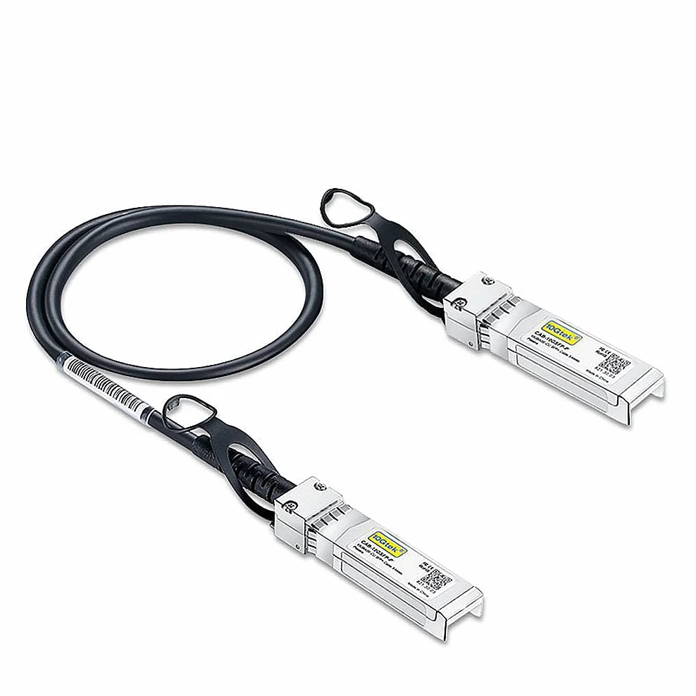 SFP+ DAC Twinax Cable 0.3-Meter(0.98ft), 10G SFP+ to SFP+ Direct Attach Copper Patch Passive Cable for Cisco SFP-H10GB-CU0.3M, Ubiquiti UniFi, TP-Link, Netgear, D-Link, Zyxel, Mikrotik and More