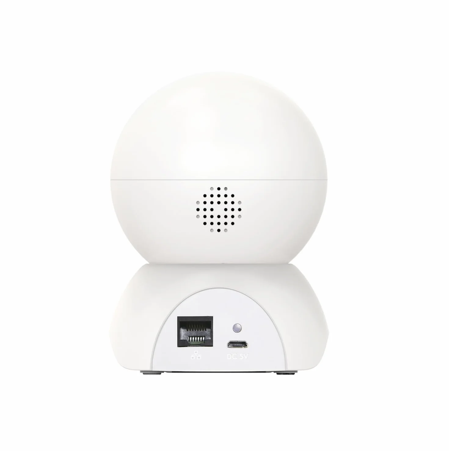 Foscam 5 MP Wewnętrzna kamera nadzorująca WiFi, Pan-Tilt z 6 cyfrowym zoomem, dwukierunkowy dźwięk, noktowizor, detekcja ruchu/osoby, asystent głosowy, biały monitor dla dziecka opakowanie 1 x 5