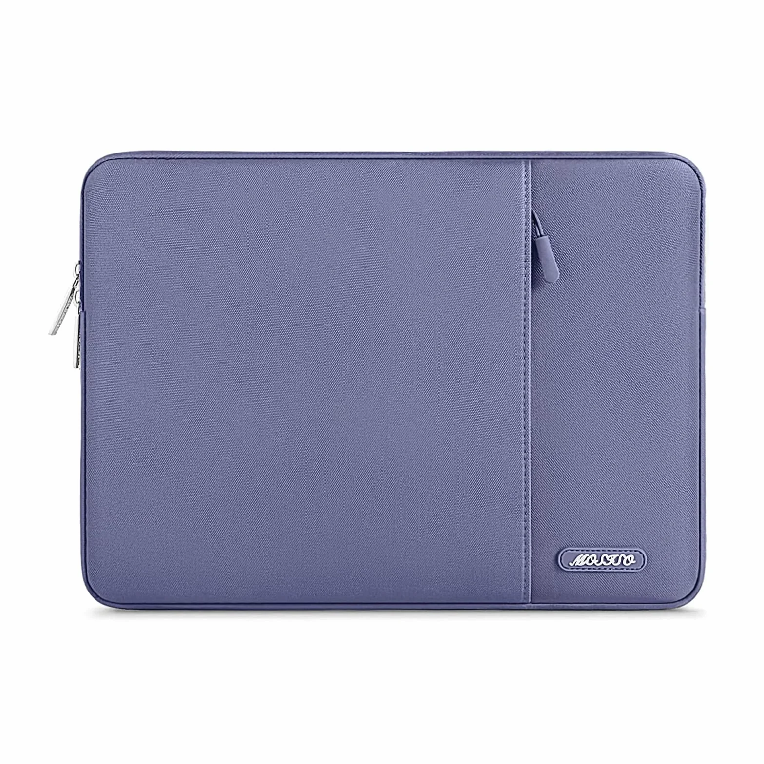 MOSISO Pokrowiec na laptopa, wielofunkcyjna torba z poliestru, kompatybilna z laptopem 13 cali, pionowy etui z kieszonką, lavender gray (lawendowy szary)