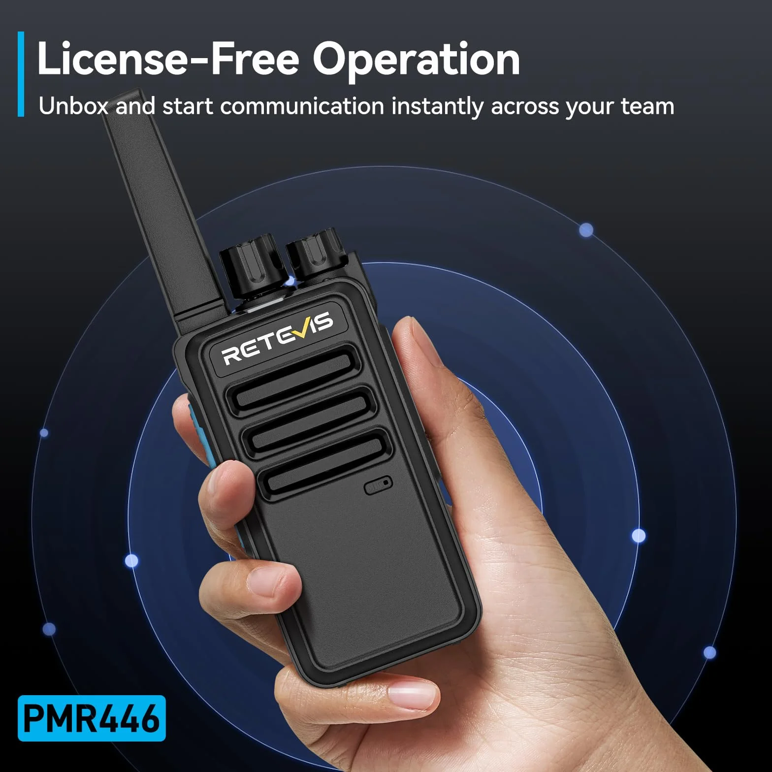 Retevis RT668D Cyfrowe Radiotelefony Dwukierunkowe z 6 Gniazdami Ładowania, Krótkofalówki PMR446 ze Słuchawką, Połączenia Grupowe, USB Typu C, Krótkofalówki do Supermarketów(opakowanie 6 szt.)
