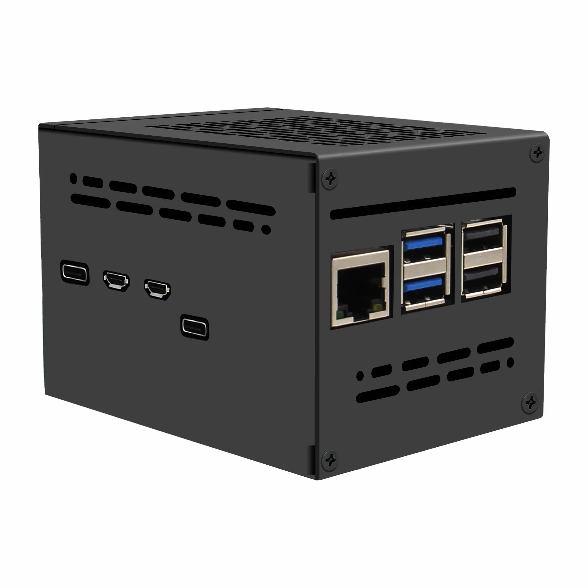 Geekworm X1200-C1 metalowa obudowa do Raspberry Pi 5 & X1200 UPS Shield
