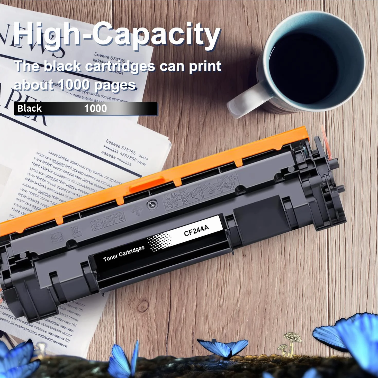 Kaseta z tonerem LOSMANN CF244A kompatybilna do HP CF244A 44A dla HP Laserjet Pro M15 M15a M15w M16 M16a M16w M17 M17a M17w HP Laserjet Pro MFP M28 M28w M29 M29a M29w (1 czarny;