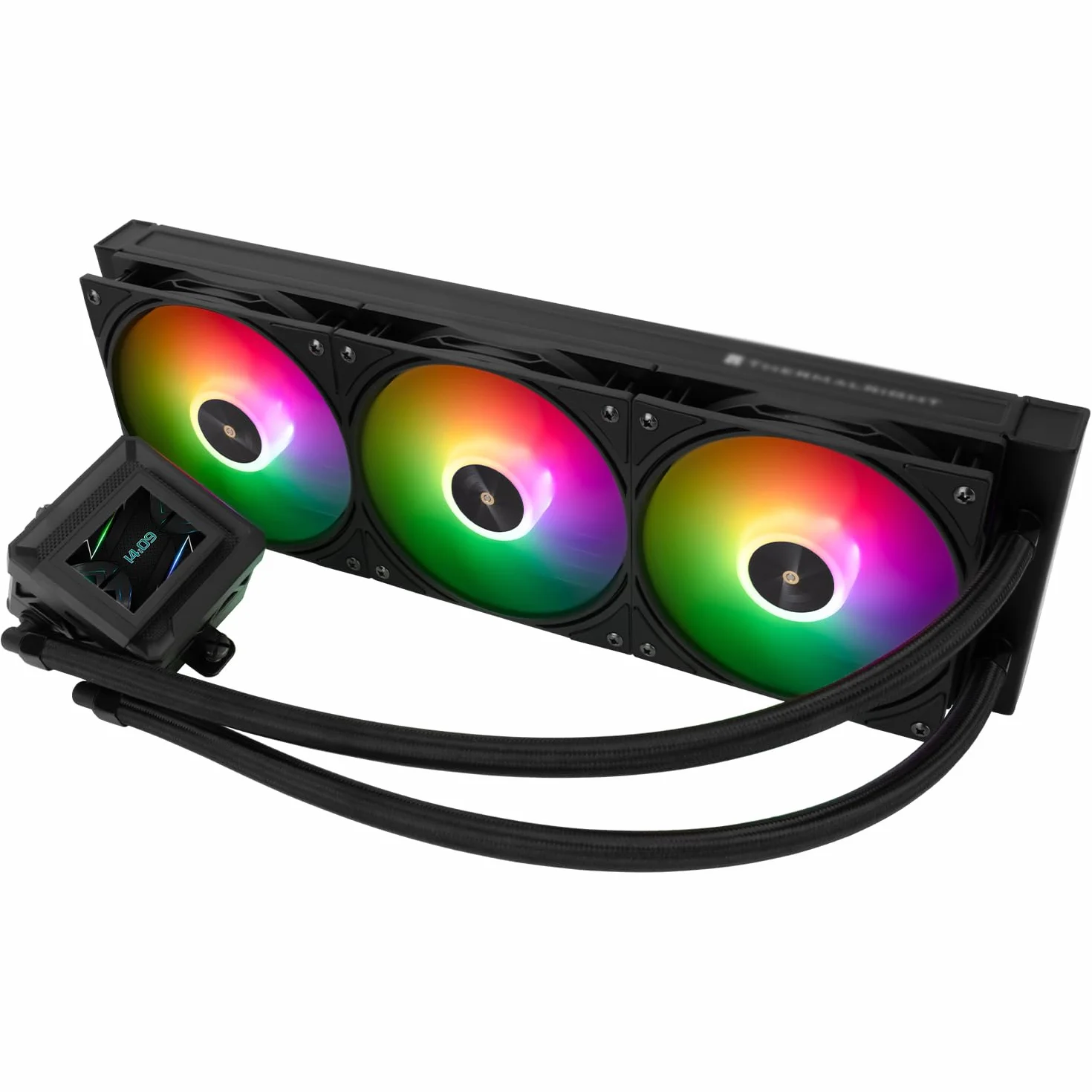 TR-Thermalright FW360 SE Black ARGB Liquid CPU chłodnica, 2-calowy ekran IPS LCD o rozdzielczości 320 x 240, magnetyczny motyw ekranu DIY, do AM4/AM5, LGA1851/1700/115x