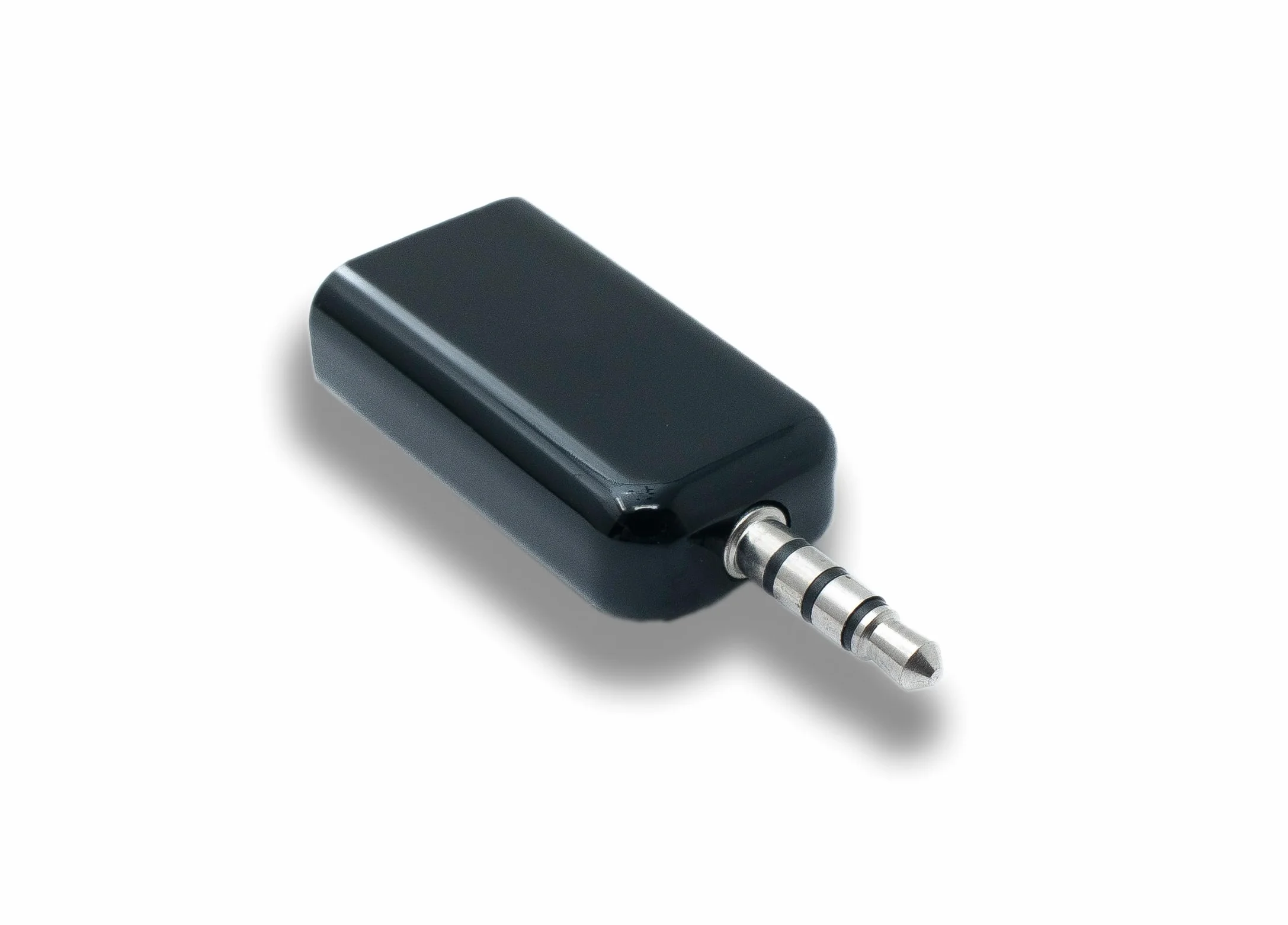 SYSTEM-S Adapter audio USB 3,5 mm wtyczka jack do gniazda 2.0 typ A kabel AUX w kolorze czarnym
