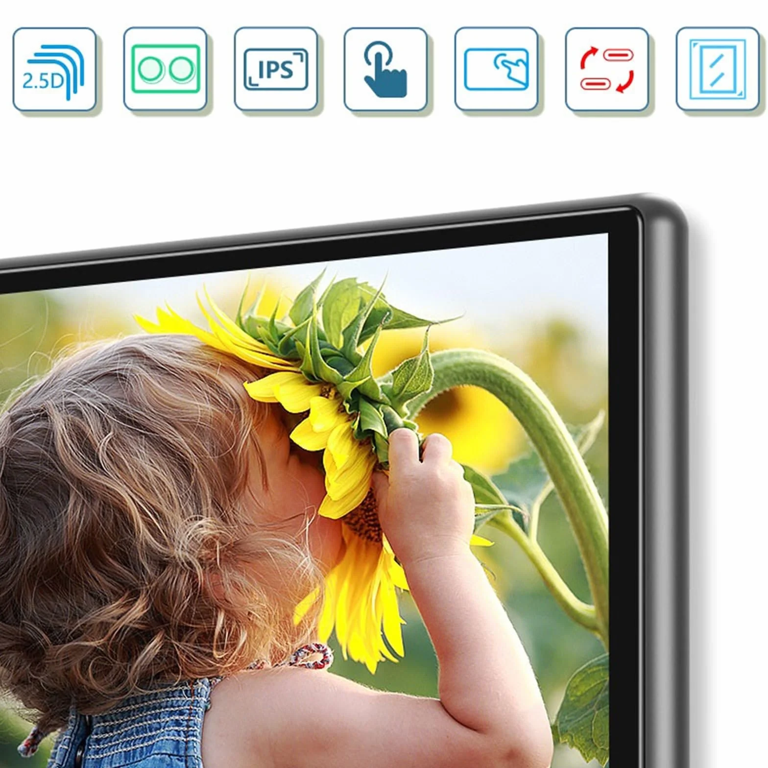 Przenośny ekran do laptopa 15,6-calowy monitor z ekranem dotykowym IPS HDR 1080p Komputer Telefon komórkowy Rozszerzone przesyłanie 64 Hz zewnętrznym Przenośny monitor