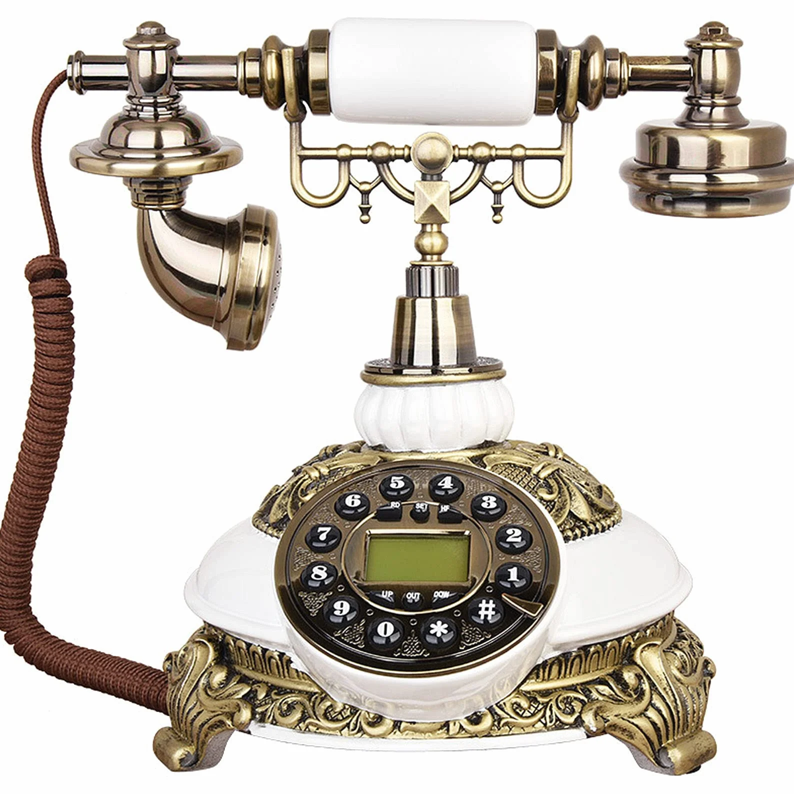 Telefon Zabytkowy, Telefon Retro, Antyczny Telefon Stacjonarny, Telefon Stacjonarny Na Biurko I Do Dekoracji, Stary Telefon Do Domu, Biura, Hotelu