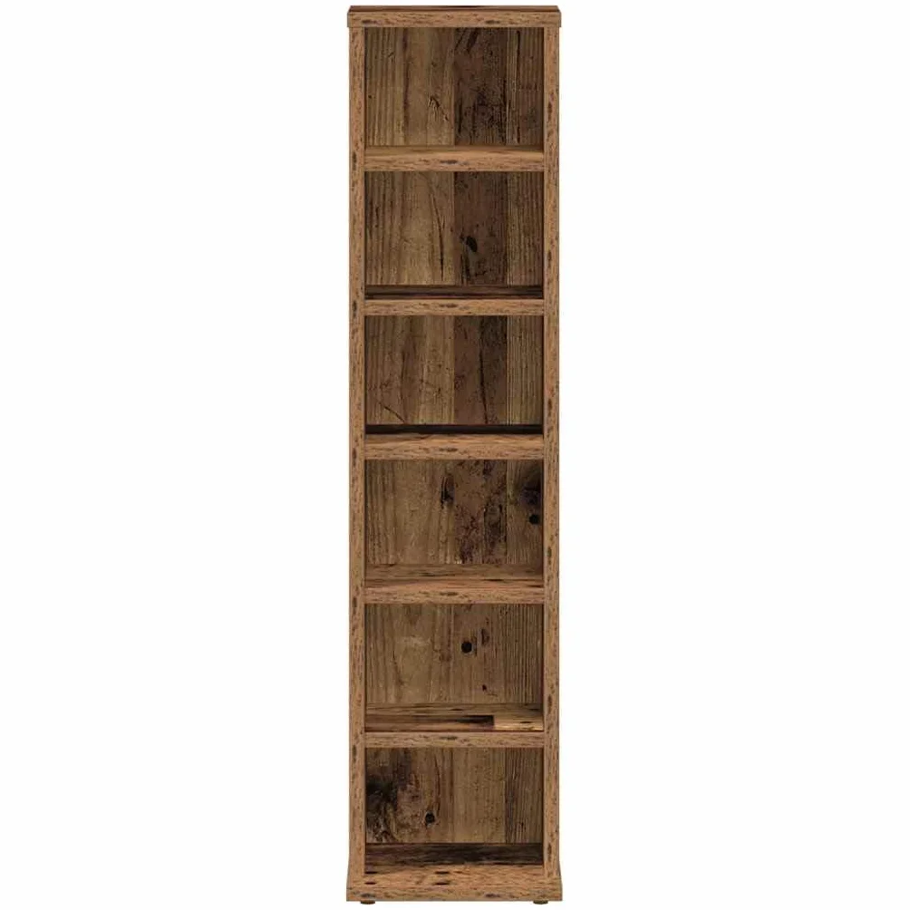 Générique Szafka na CD drewniana D Ingenierie 21x20x88 cm | Otwarte przegródki, wielofunkcyjne, do biura lub sypialni, łatwe czyszczenie