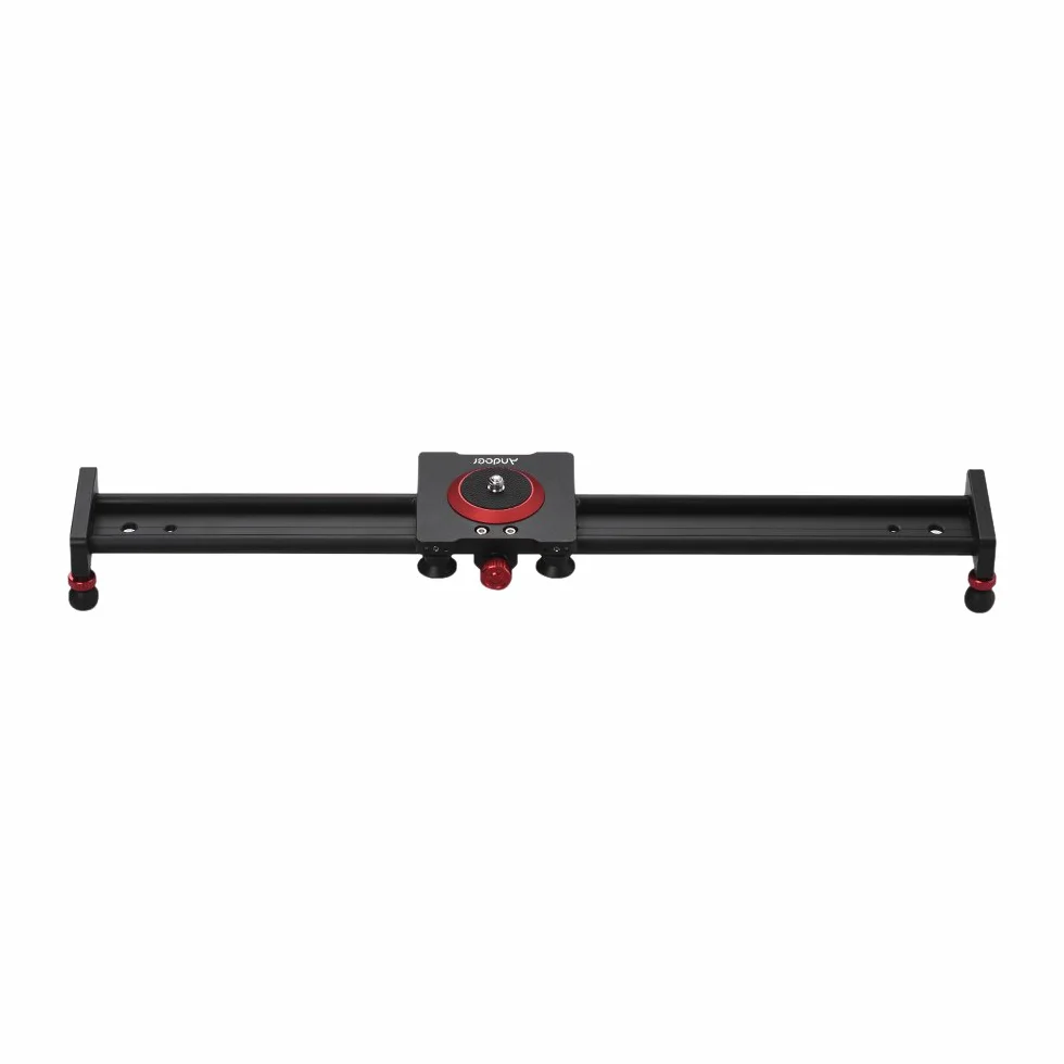 Andoer Zmotoryzowana kamera Slider 50 cm – Dolly Rail ze stopu aluminium do lustrzanek cyfrowych i aparatów slotowych – suwak do fotografii wideo o nośności 11 lbs