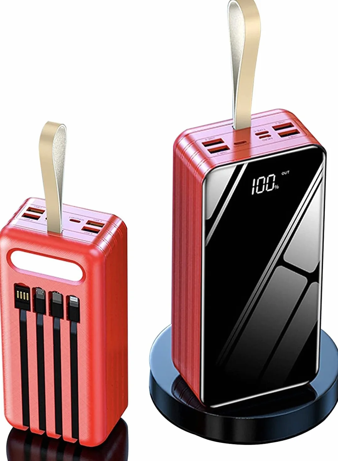 Przenośna ładowarka do akumulatorów 10 0000 mAh USB o dużej pojemności, zewnętrzny akumulator, który może szybko ładować 7 urządzeń jednocześnie do smartfonów, tabletów, konsol do gier, aparatu