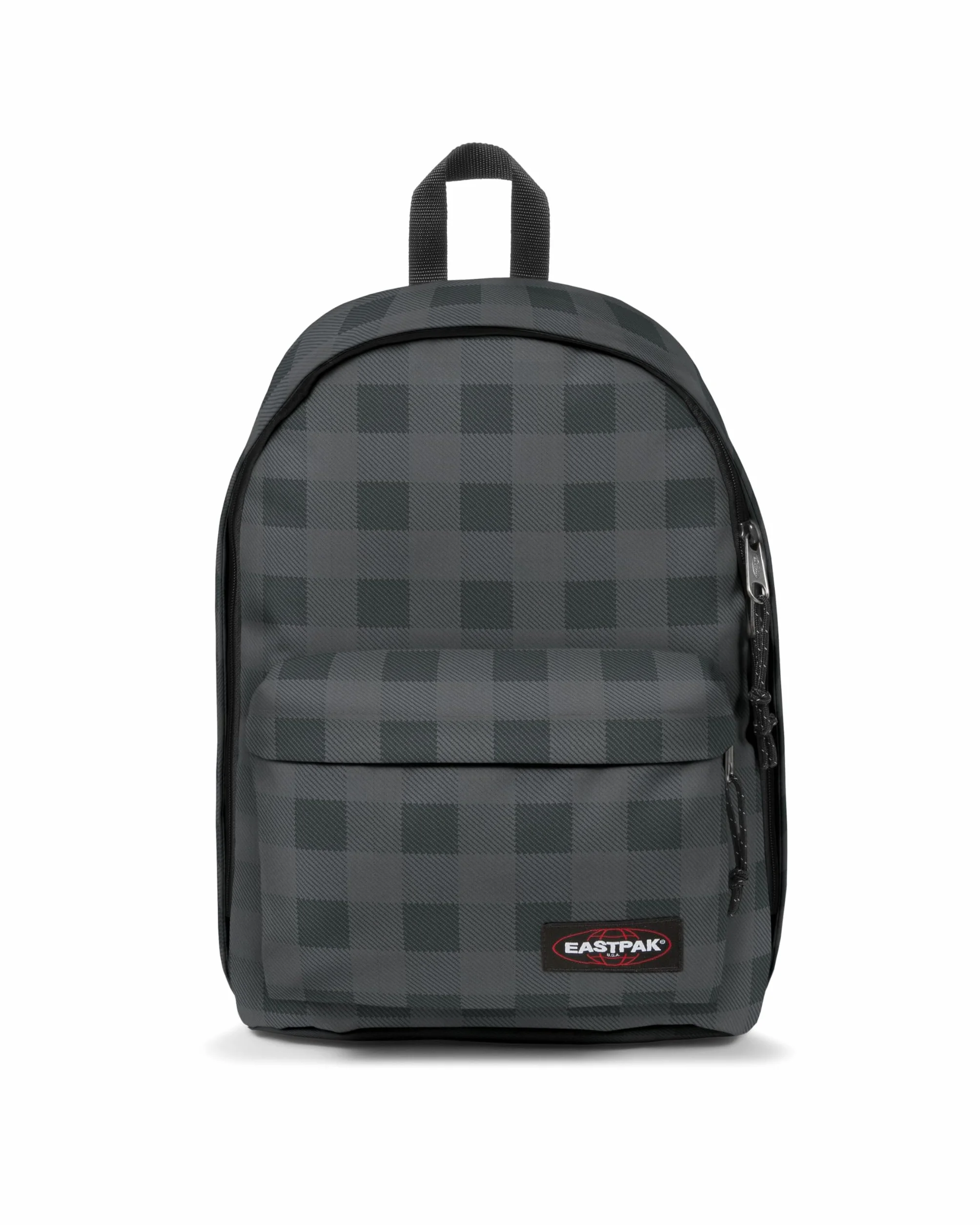Eastpak Plecak Out of Office - Plecak na laptopa z przegrodą na laptopa 14 cali, wyściełane plecy i ramiączka, pojemność 28,5 l, 44 x 29,5 x 22 cm - Checker Grey