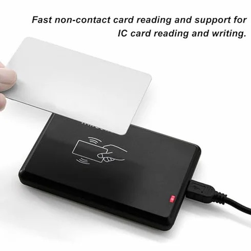 Czytnik Karty IC Portable 13.56 MHz Wysoka częstotliwość Inteligentna Szybka Odczyt System Kontroli Dostępu Szybka odpowiedź z Kablem USB do Zabezpieczenia Domu RFID