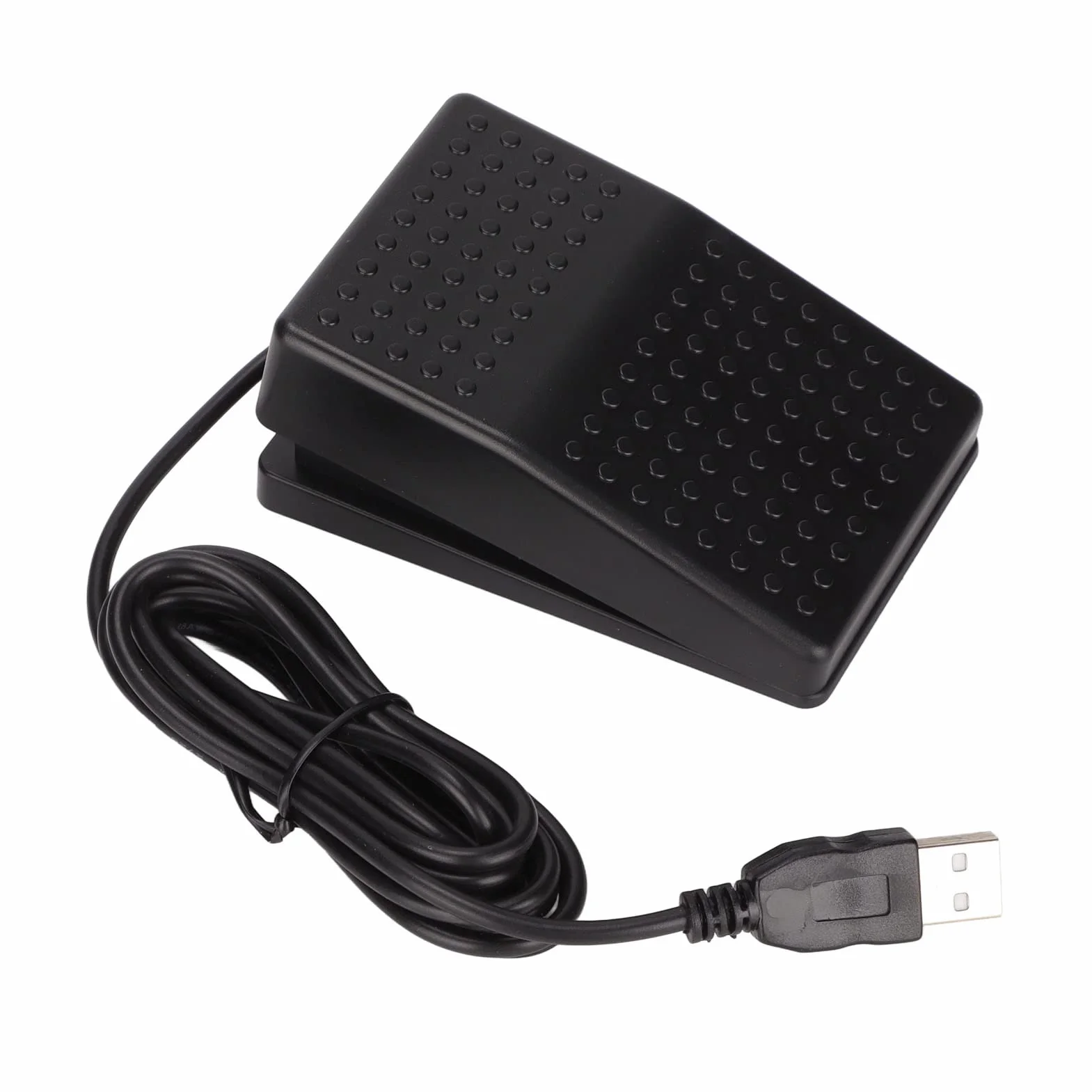 Pedał Przełącznika Nożnego USB, Wielofunkcyjny Ergonomiczny Pedał Przełącznika Nożnego Sterowanie Grą Akcja HID dla Klawiatury i Myszy PC Laptop