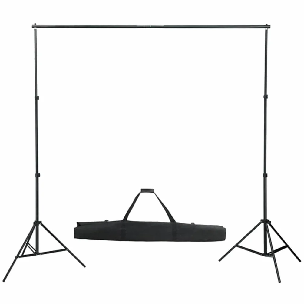 Zestaw do studia fotograficznego z lampami studyjnymi, system tła z bawełny, aluminiowy statyw do 230 cm, 3 lampy dzienne 5500 K, 3 abażury, torby do noszenia do studia, wideo, fotografii, portretów
