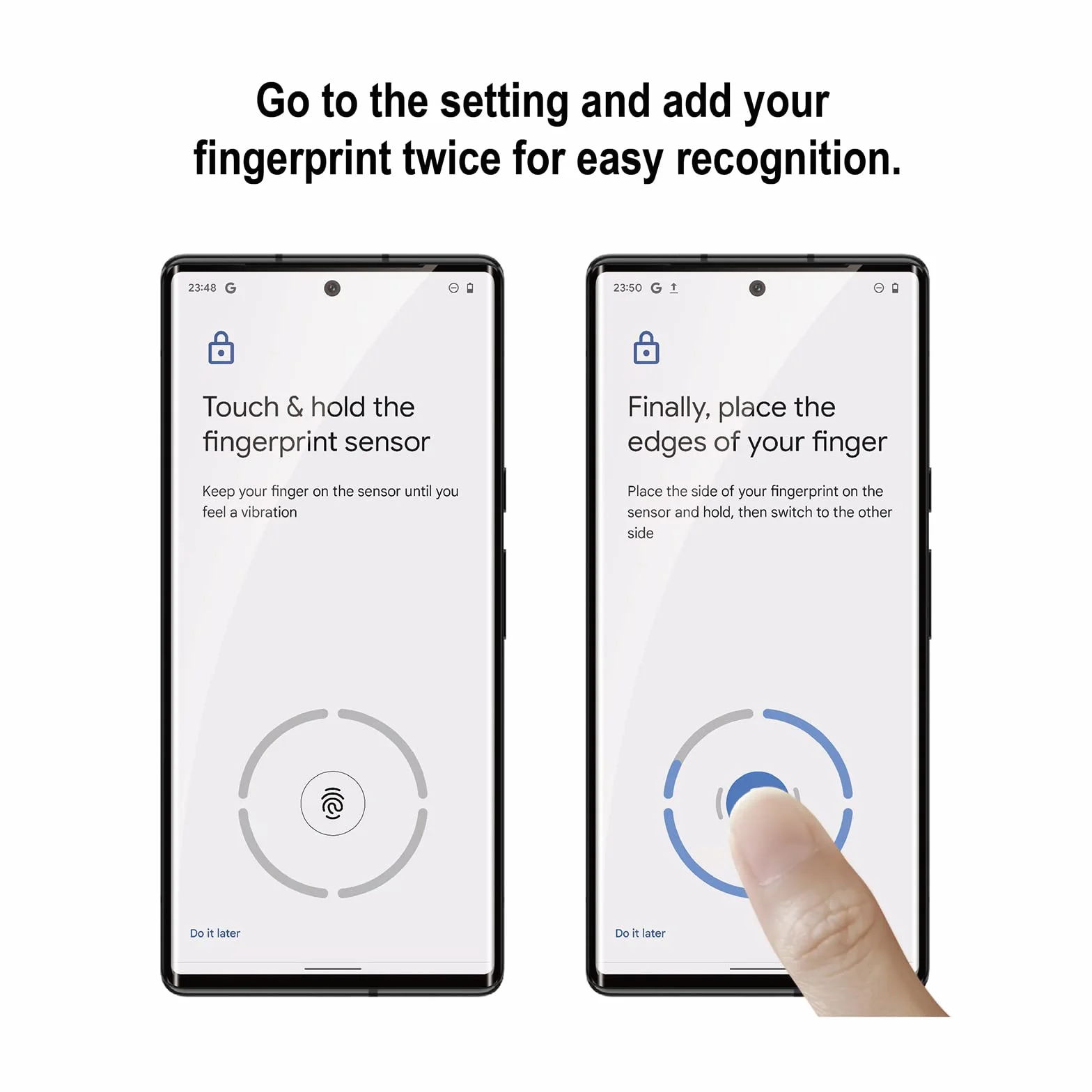 [Kompatybilne z odciskami palców] 2-pak hartowanego szkła 3D do Google Pixel 6 Pro ochraniacz ekranu + 2-pak osłony obiektywu aparatu, odblokowanie odcisków palców] [odporne na zarysowania] [praca z etui]