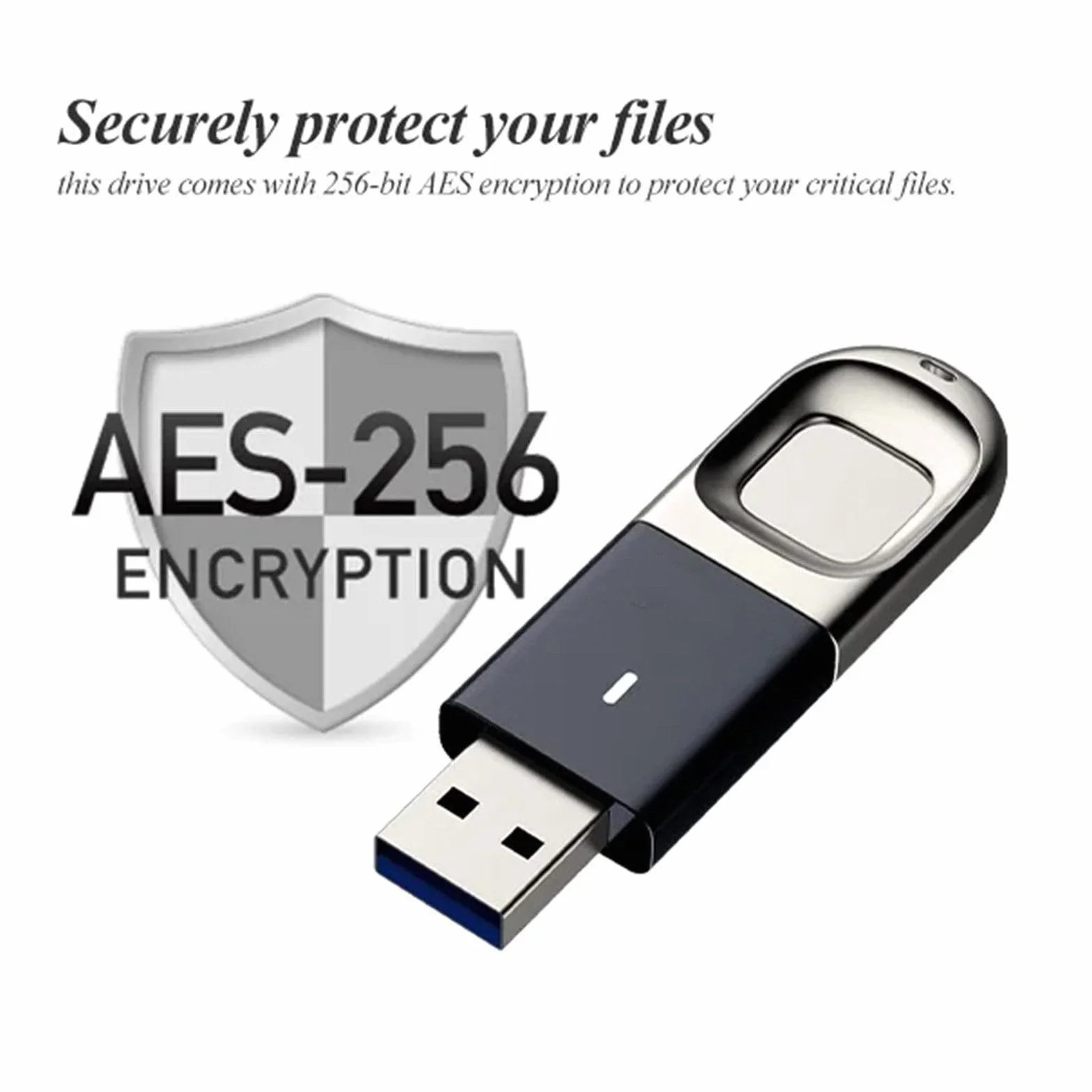 Szyfrowanie dysku odcisków palców U B 3.0 dysk flash przenośna szybka pamięć identyfikacyjna dysk U do smartfona PC Laptop,32G