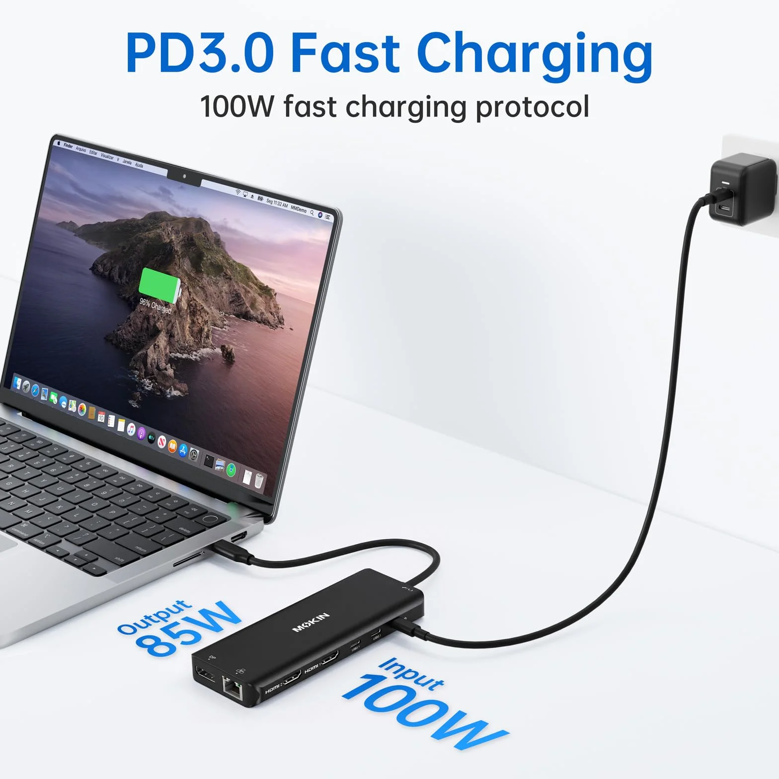 MOKiN Stacja dokująca USB C Tripe Display