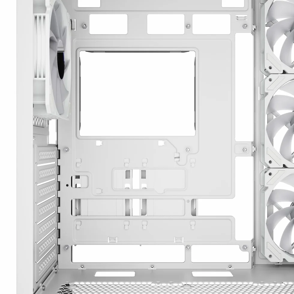 Sharkoon AK7 biała, obudowa ATX PC, ARGB