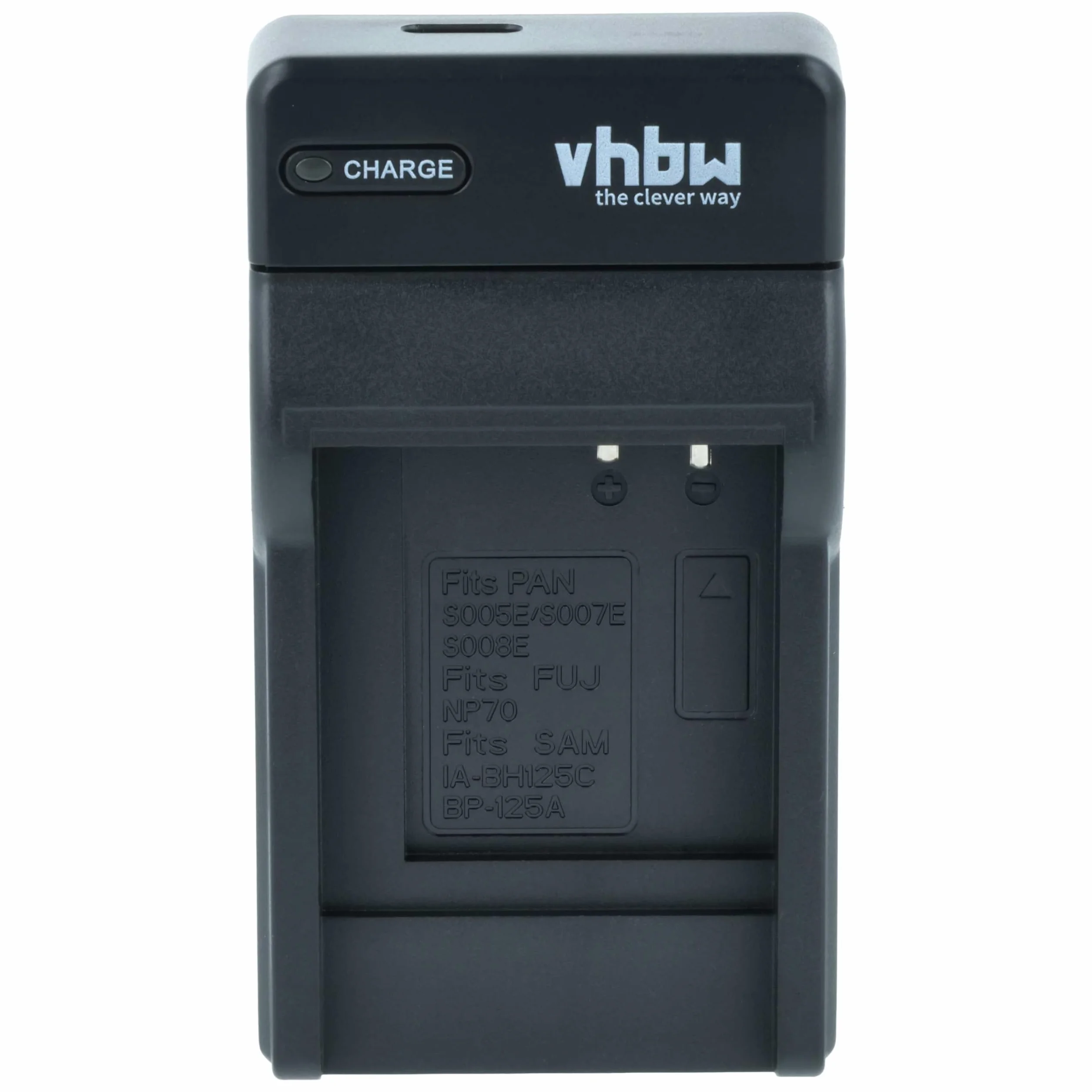 vhbw Ładowarka USB kompatybilna z kamerą Ricoh CX1, CX2, DX-1G, DX-2G, GR, digital II, III, IV, GX100 kamera/akumulator - ładowarka, wskaźnik ładowania