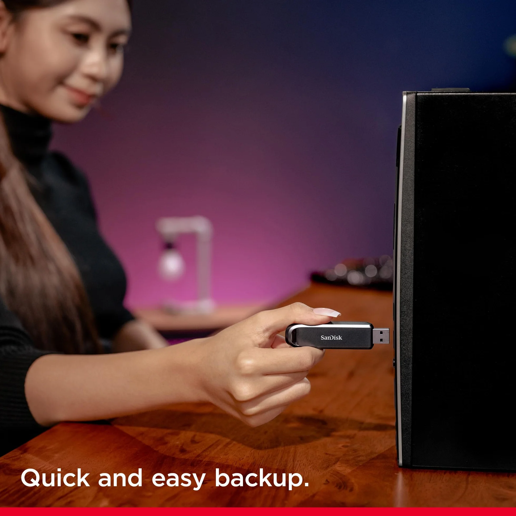 SANDISK Extreme PRO 256 GB High-Performance USB Type-A Dysk flash (prędkości odczytu do 1000 MB/s oraz zapisu do 900 MB/s, RescuePRO Deluxe)