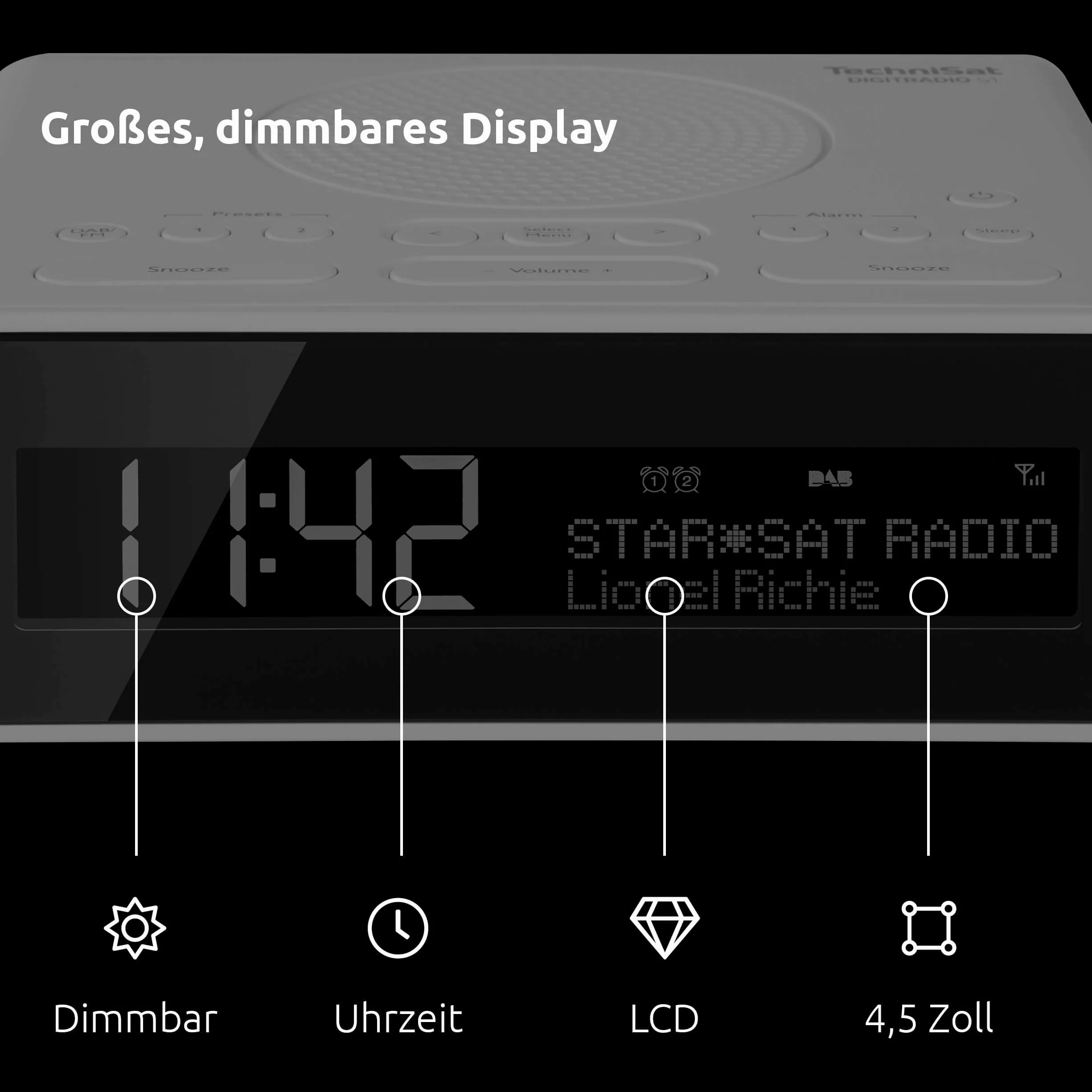 Technisat Digitradio 51 Radio, Biały, 1 Sztuka