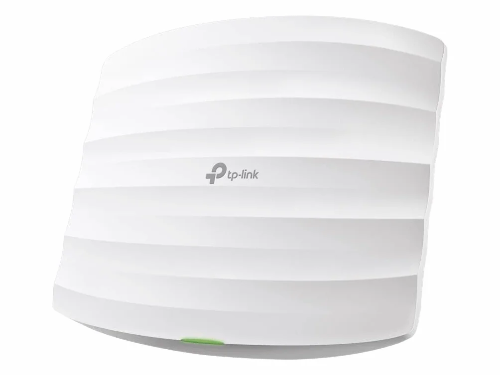 TP-Link EAP245 AC1750 punkt dostępowy WLAN (podwójny pasmo 1750 Mb/s z MU-MIMO, profesjonalne wzornictwo o bardzo dużym zasięgu, pasuje do montażu ściennego i sufitowego, obsługuje 802.3af PoE) biały