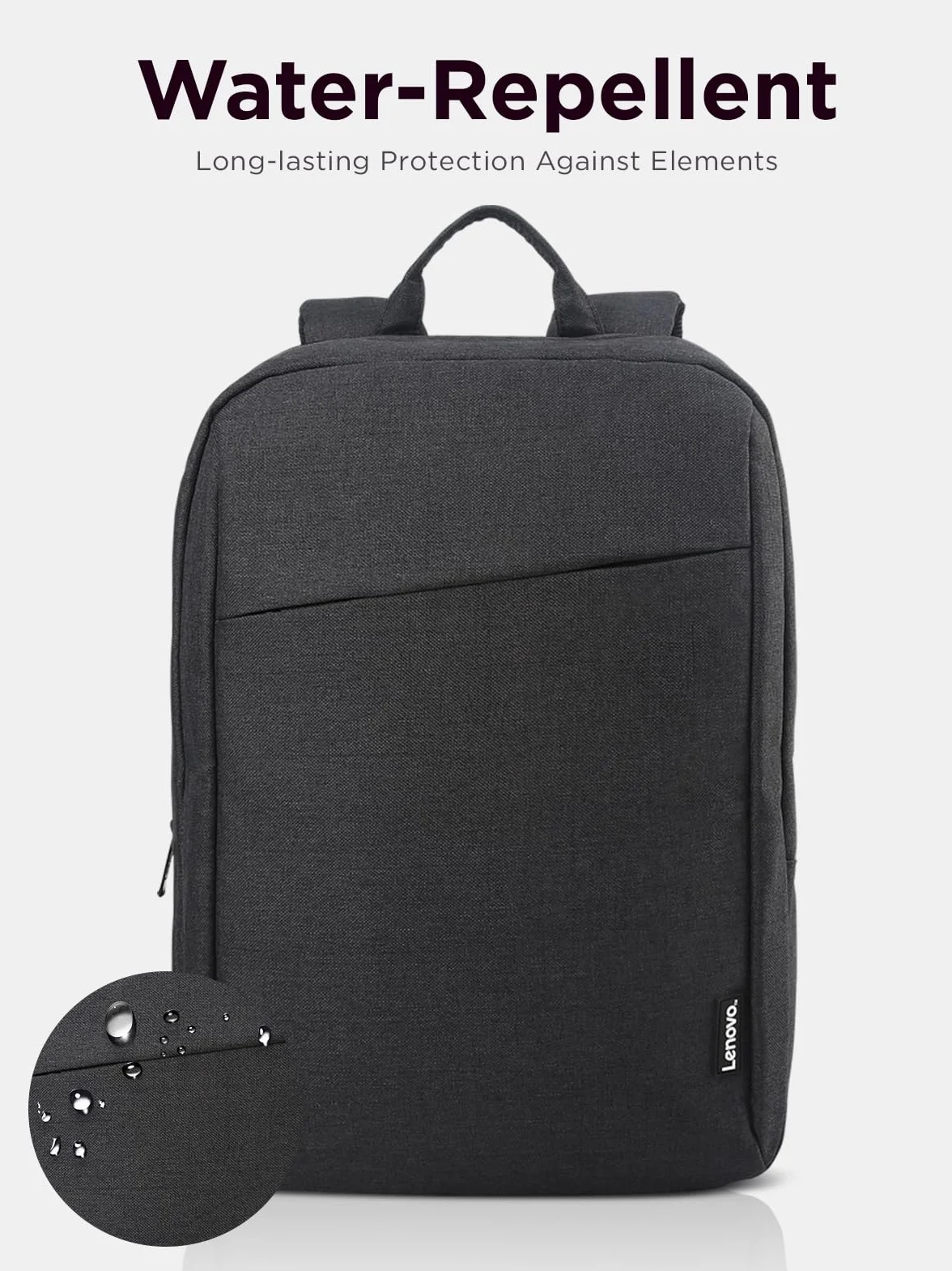 Lenovo Plecak B210 do laptopów o przekątnej 15,6 cala, lekki i wodoodporny plecak - czarny