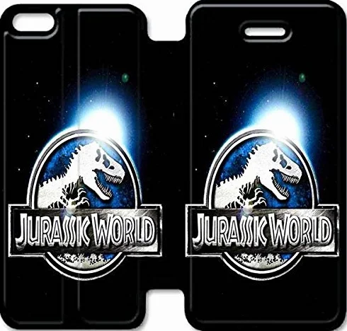 Robin Tiefenthaler Etui na telefon iPhone 5 5s, NSDFIUOSY5923 etui z klapką i podstawką do iPhone'a 5 5s - Jurassic World
