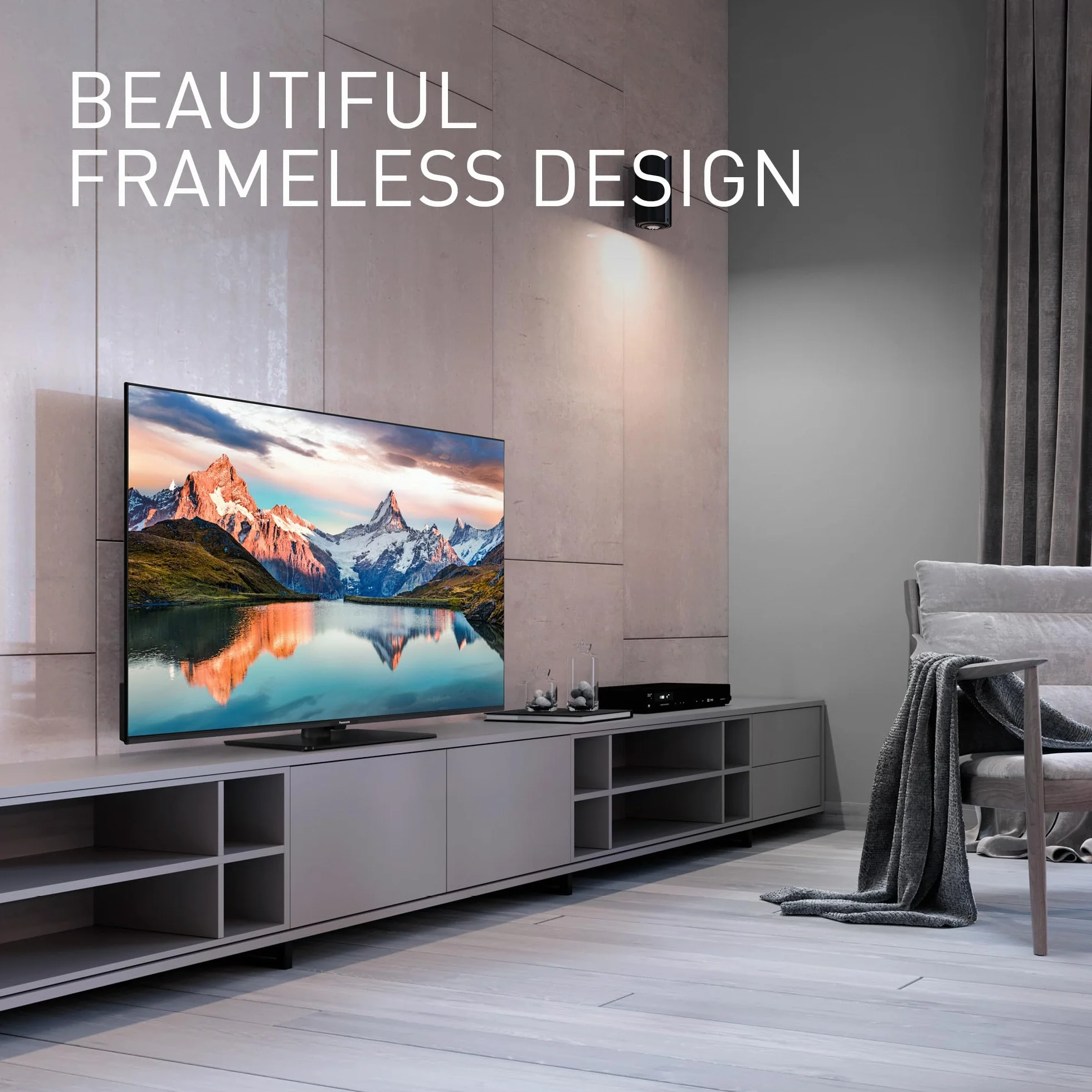 Panasonic TB-50W61AEZC, seria W61 50 cali, 4K Ultra HD Smart TV LED, TiVo, Dolby Vision i Atmos, tryb gier Plus, Alexa i Google Voice Control, Czarny
