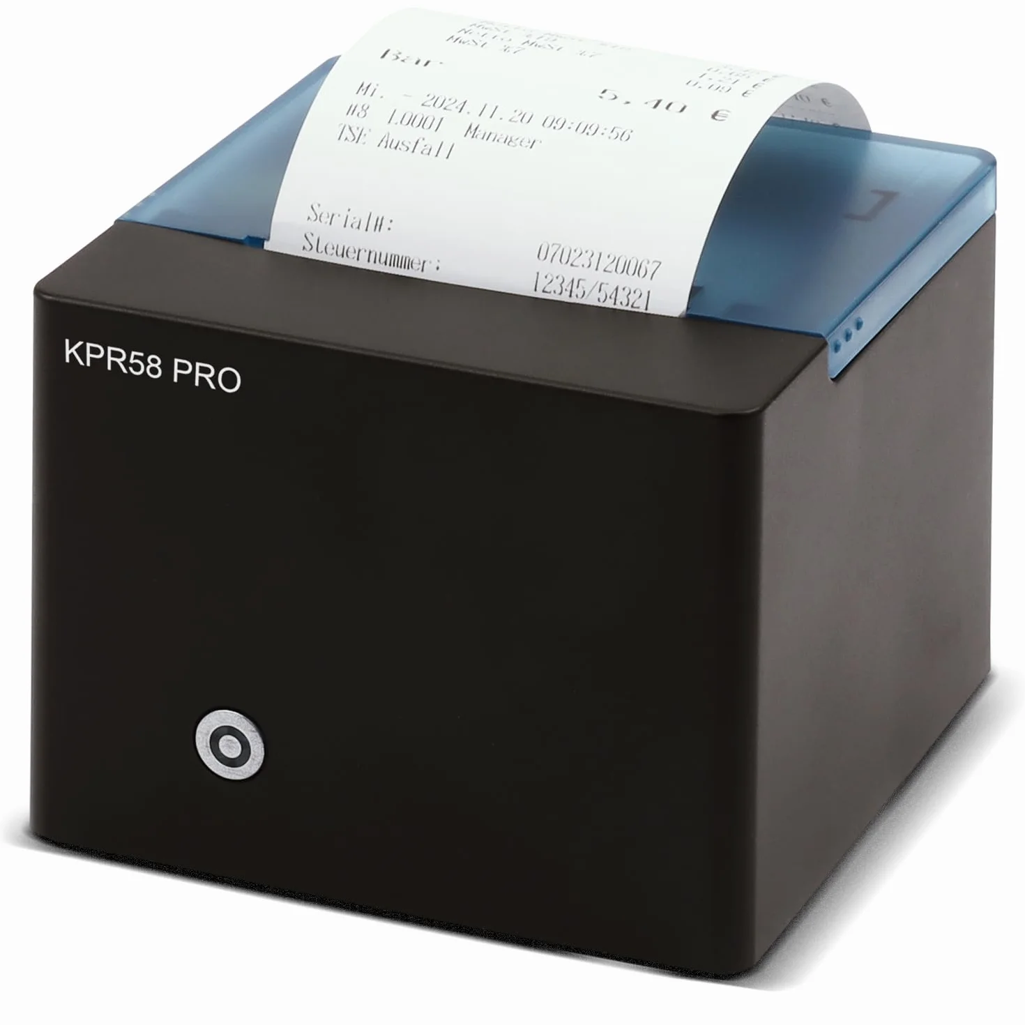 Olympia KPR 58 PRO | drukarka Bon ze złączem USB | drukarka termiczna do rolek papieru termicznego 58 mm | szybka drukarka kasowa do kasy i systemów POS | kompaktowa drukarka odbiorcza