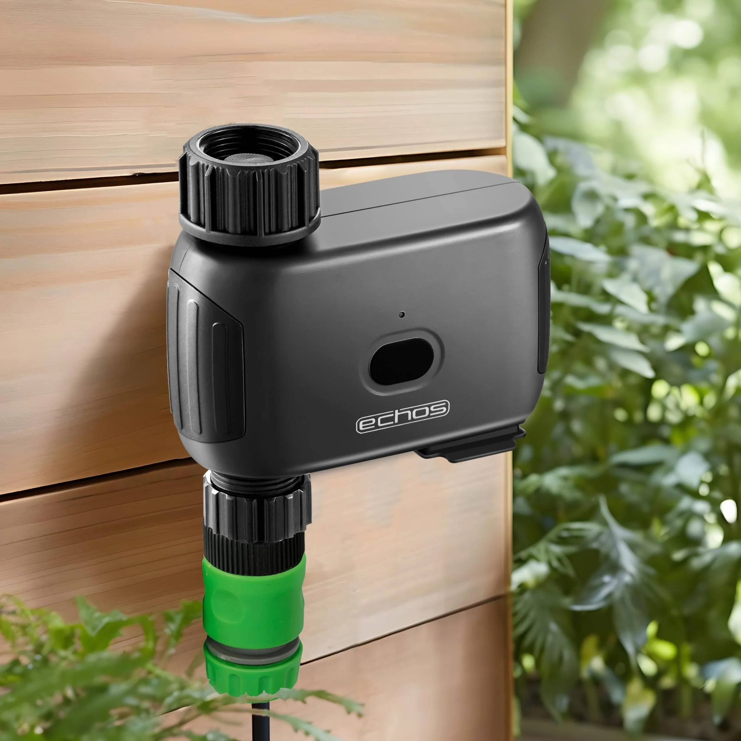 Echos Komputer do nawadniania z Bluetooth, system nawadniania Alexa, Google Assistant, zegar czasowy do ogrodu, automatyczne nawadnianie, zegar do nawadniania ogrodu, wodomierz czasowy