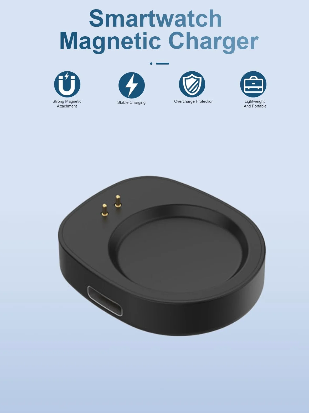 (1 sztuka) kabel do ładowania, konwerter do Amazfit Active Max, yystao stabilna ładowarka magnetyczna typu C, adapter kompatybilny z Amazfit Active Max