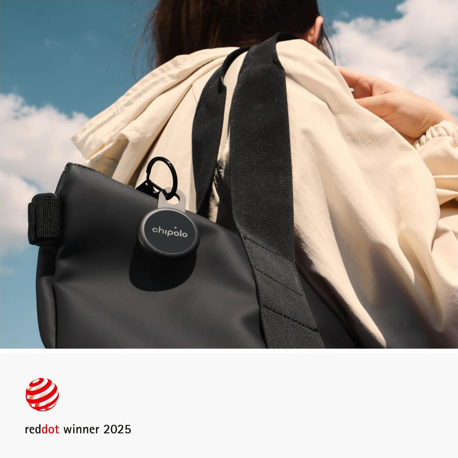 Chipolo LOOP - Ładowalny tracker Bluetooth do lokalizacji kluczy i kieszeni | lokalizator przedmiotów do kluczy, kompatybilny z Apple Find My lub Find Hub (4-Pak)