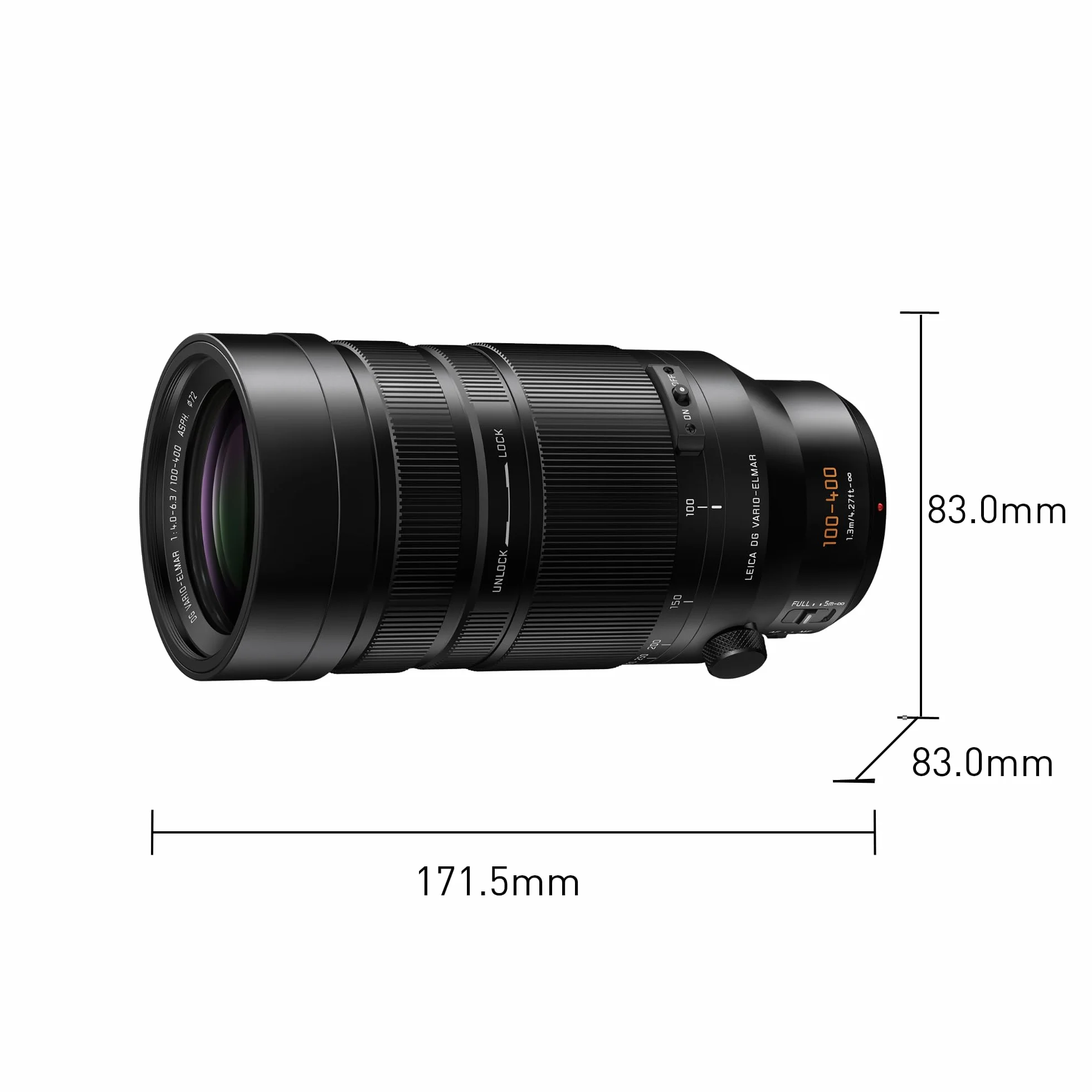 PANASONIC Objectif LEICA DG 100-400mm/f/4.0-6.3 II ASPH./POWER O.I.S.