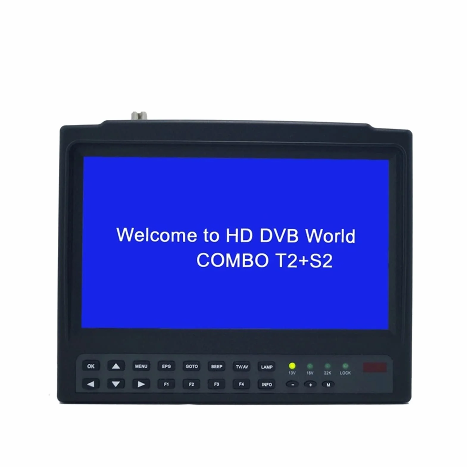Wyszukiwarka Satelitów, KPT-71. 6TS. Wyszukiwarka satelitarna CCTV Camera LCD 4,3 cala DVB-S / S2 Test sygnału z USB AV