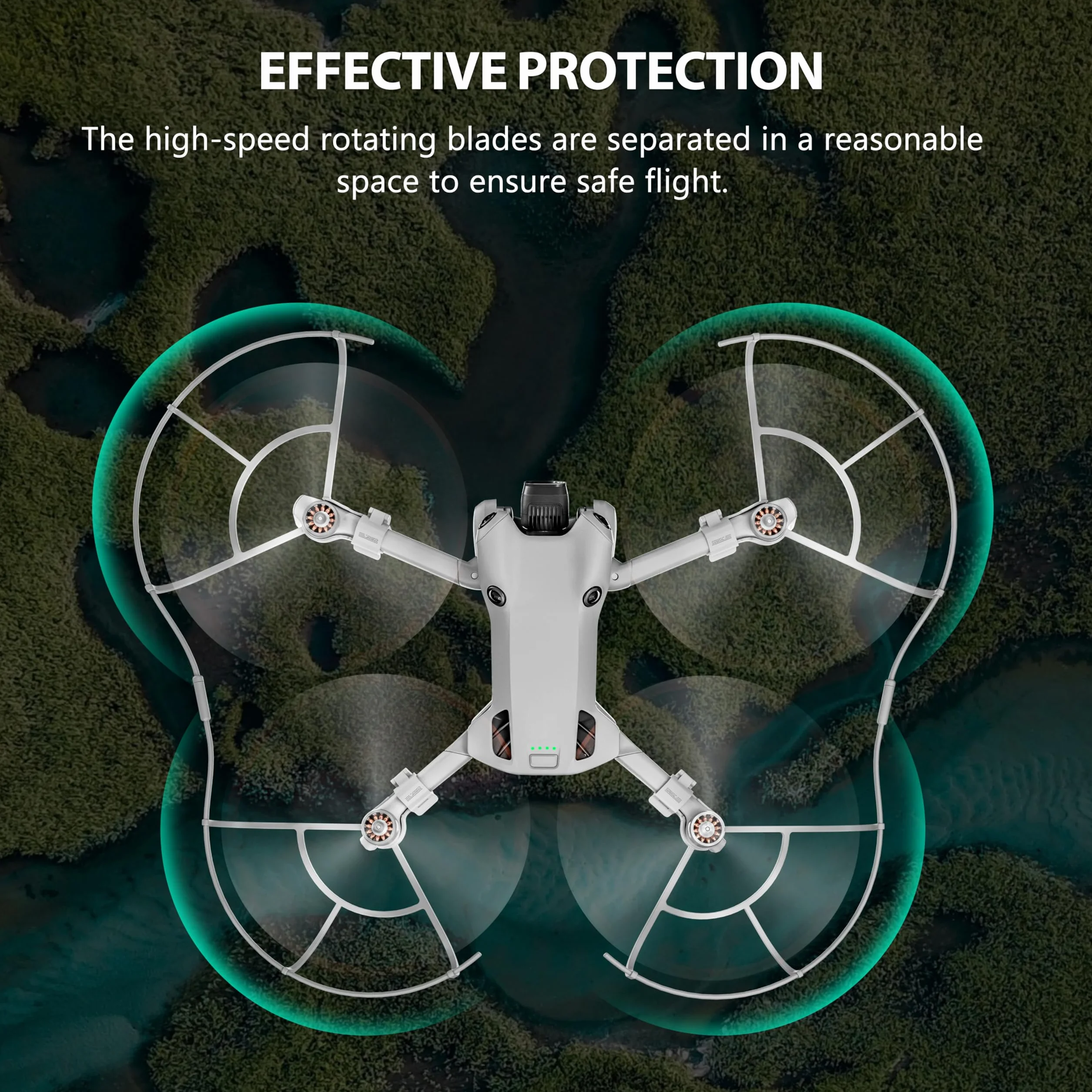 STARTRC Mini 4 Pro Propeller Guard, zdejmowany ochraniacz śmigła szybkiego zwalniania do akcesoriów DJI Mini 4 Pro