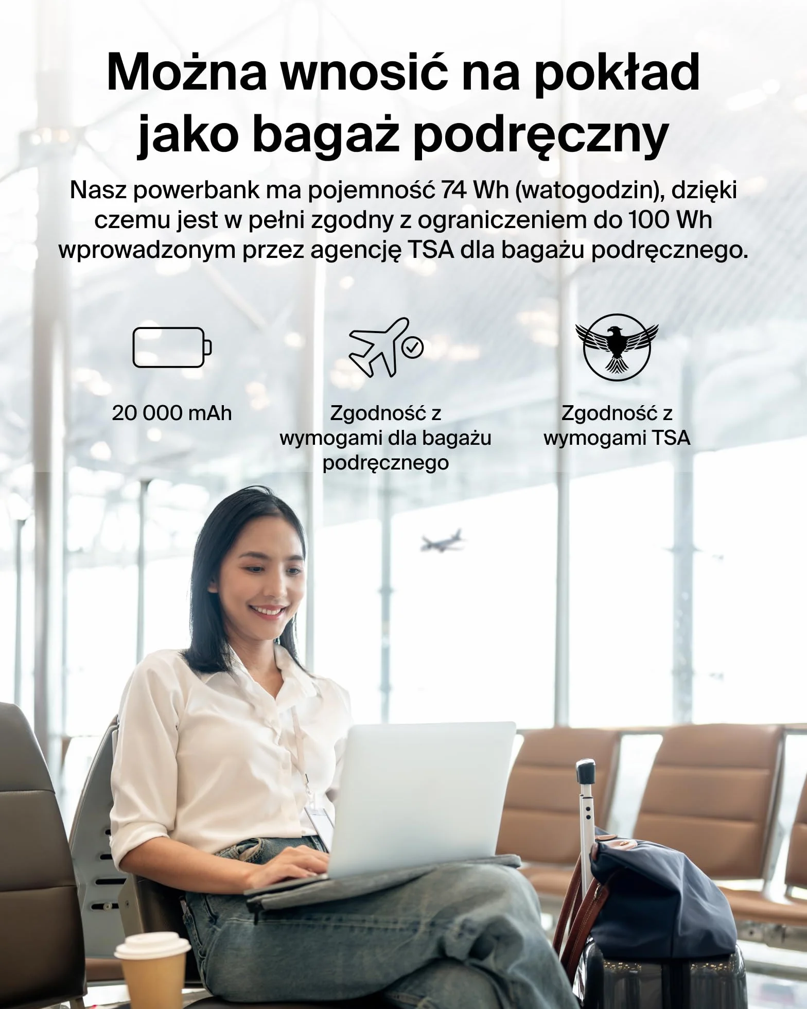 Belkin BoostCharge Powerbank 20 000 mAh z Wyświetlaczem – Różowy | Powerbank 20 000 mAh, 2 Porty USB-C i 1 Port USB-A, 20 W, do Podróży Samolotem, Naładowany, Odłączany Kabel USB-C w Zestawie