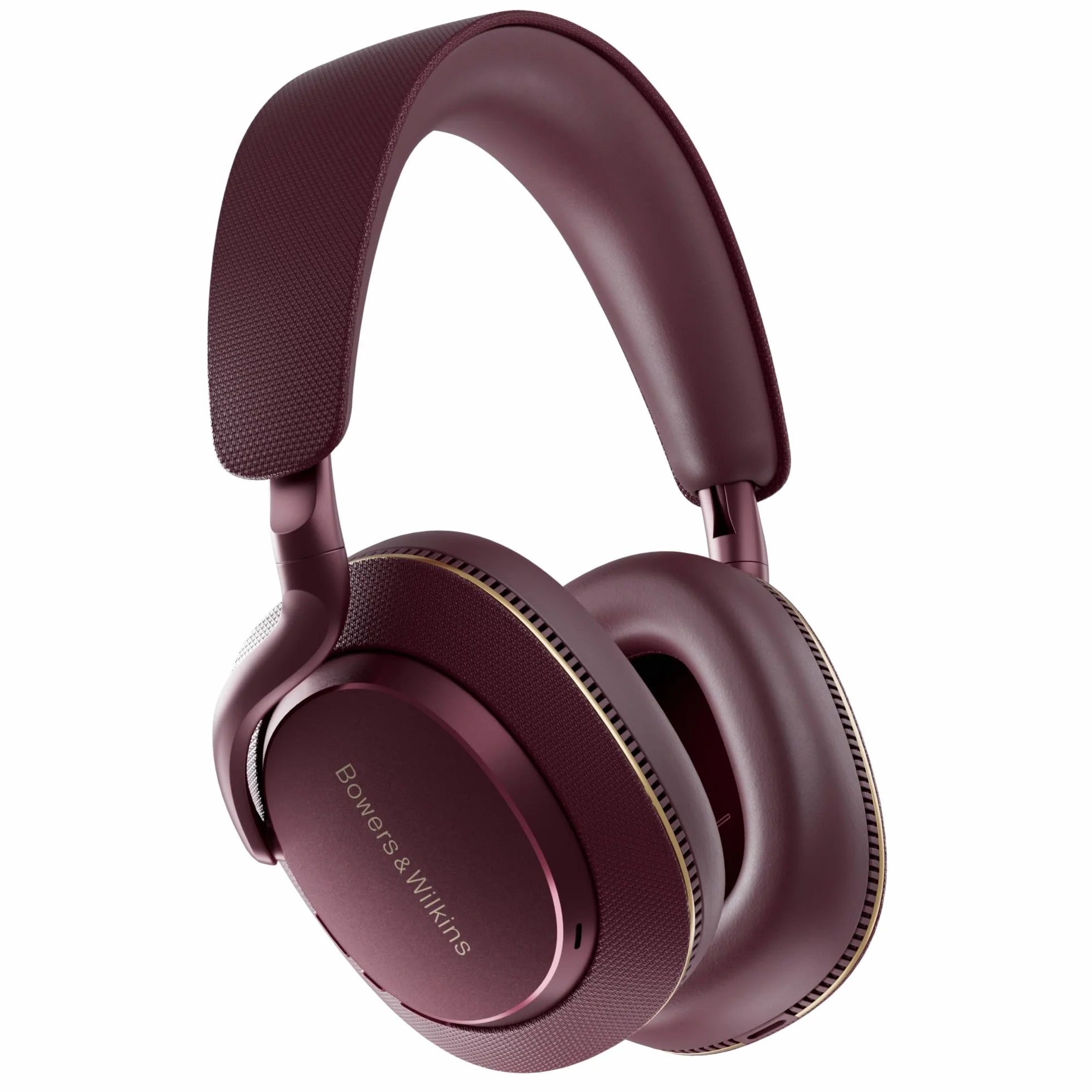 Bowers & Wilkins Bezprzewodowe słuchawki douszne Px7 S3, zaawansowana redukcja szumów, 24-bitowy DSP, aptX Lossless, 30 godzin odtwarzania, 8 mikrofonów, szybkie ładowanie - Vintage Maroon